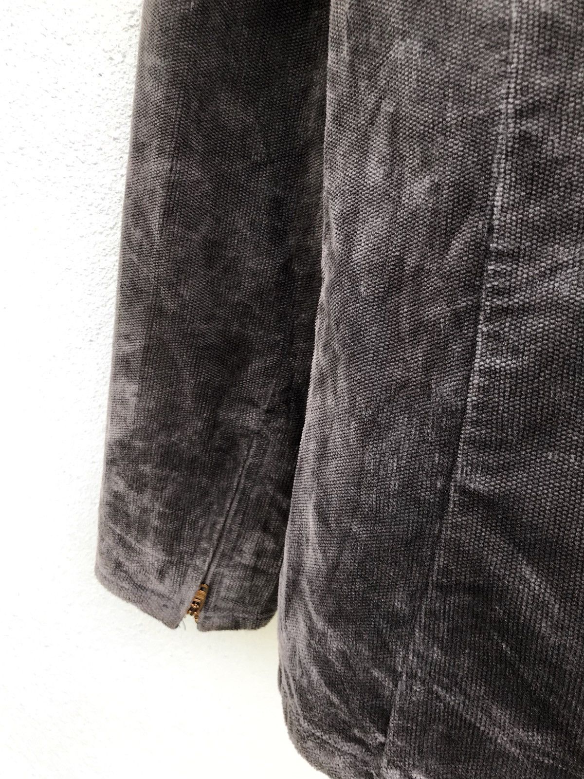 Designer × Japanese Brand × Velvet Made In Japan Ancient Age Velvet Zipper Button Jacket Size US M / EU 48-50 / 2 - 9 Thumbnail