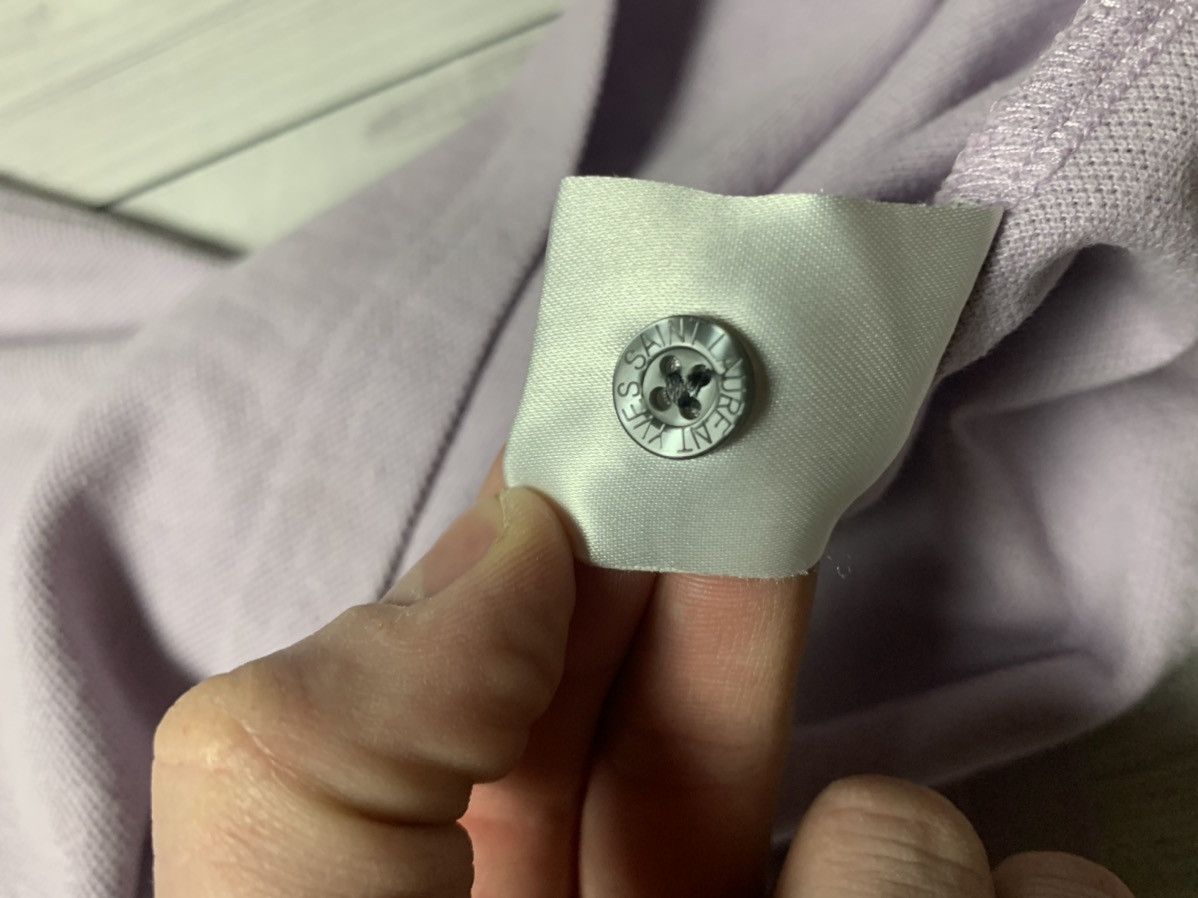 Vintage × Yves Saint Laurent Vintage polo Yves Saint Laurent big logo purple size L/XL Size US XL / EU 56 / 4 - 6 Thumbnail
