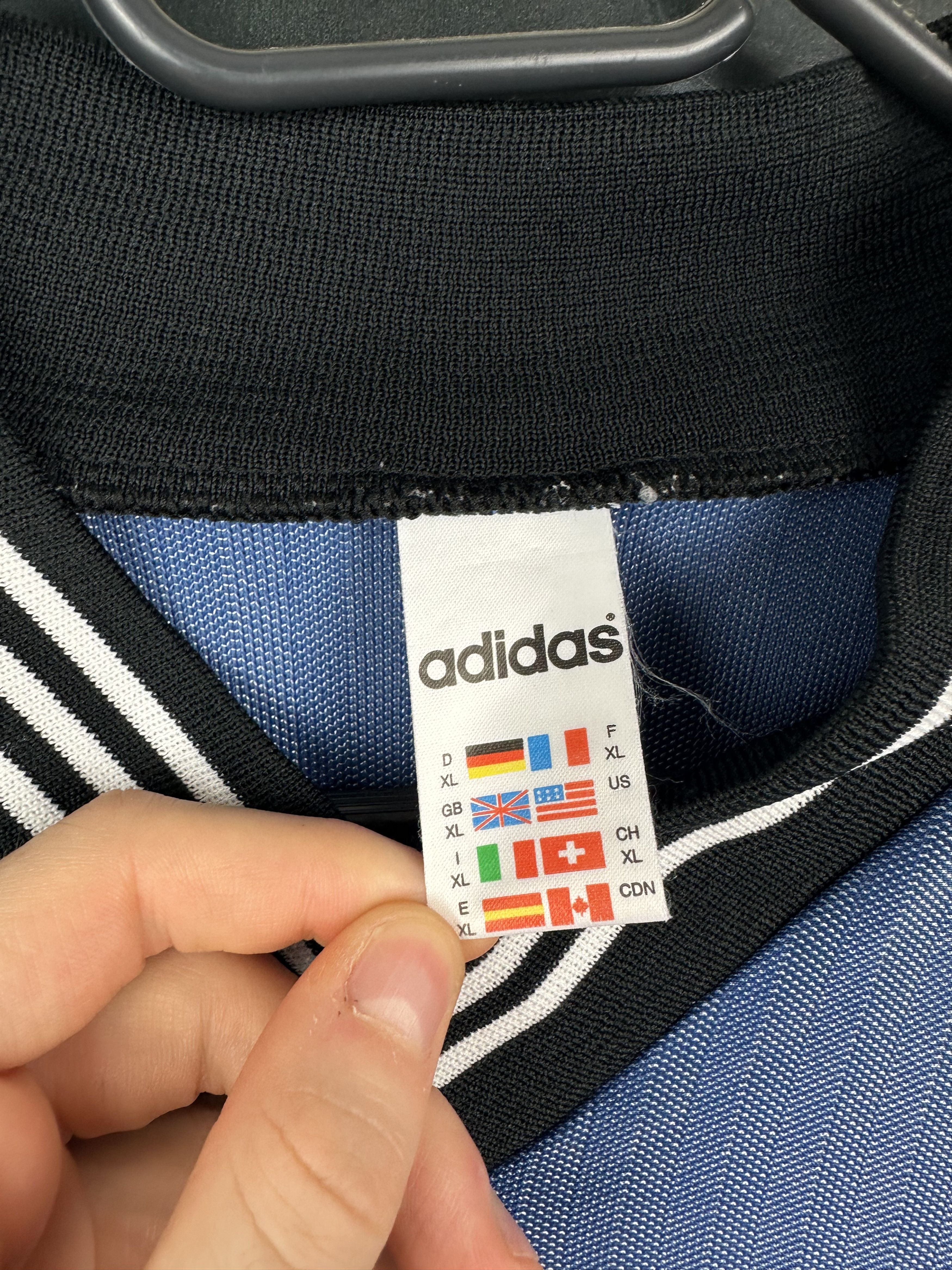 Adidas × Vintage Newcastle Away football shirt 1996 Soccer Tee y2k hYpe Size US XL / EU 56 / 4 - 8 Thumbnail