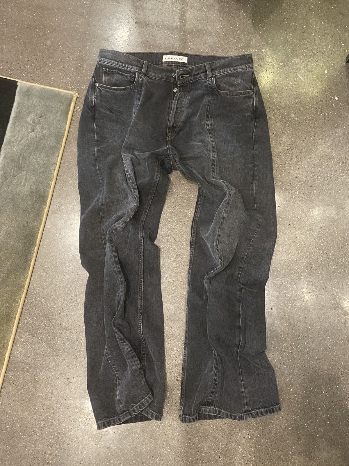 Y/Project Y/Project Extended 7 Feet Light Wash Denim | Grailed Y/Project Y/Project Extended 7 Feet Light Wash Denim | Grailed