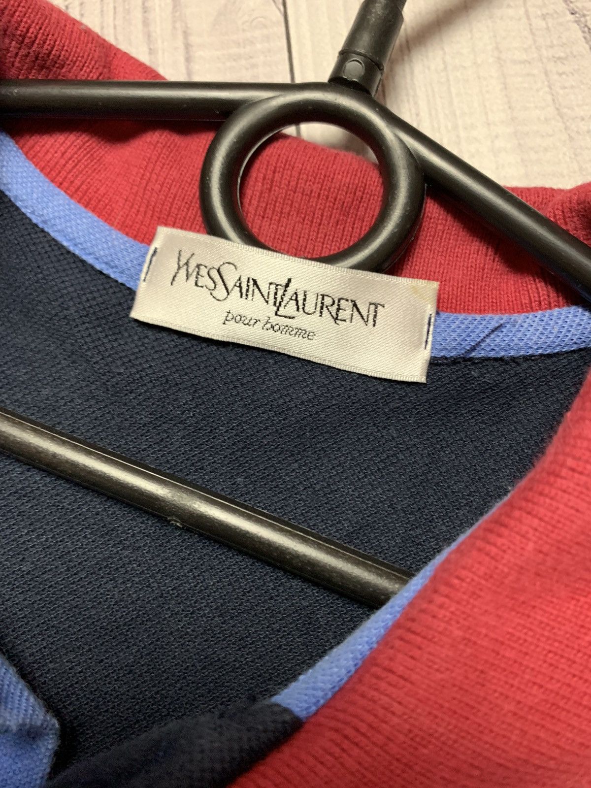 Vintage × Yves Saint Laurent Vintage polo Yves Saint Laurent logo size M/L Size US L / EU 52-54 / 3 - 3 Thumbnail