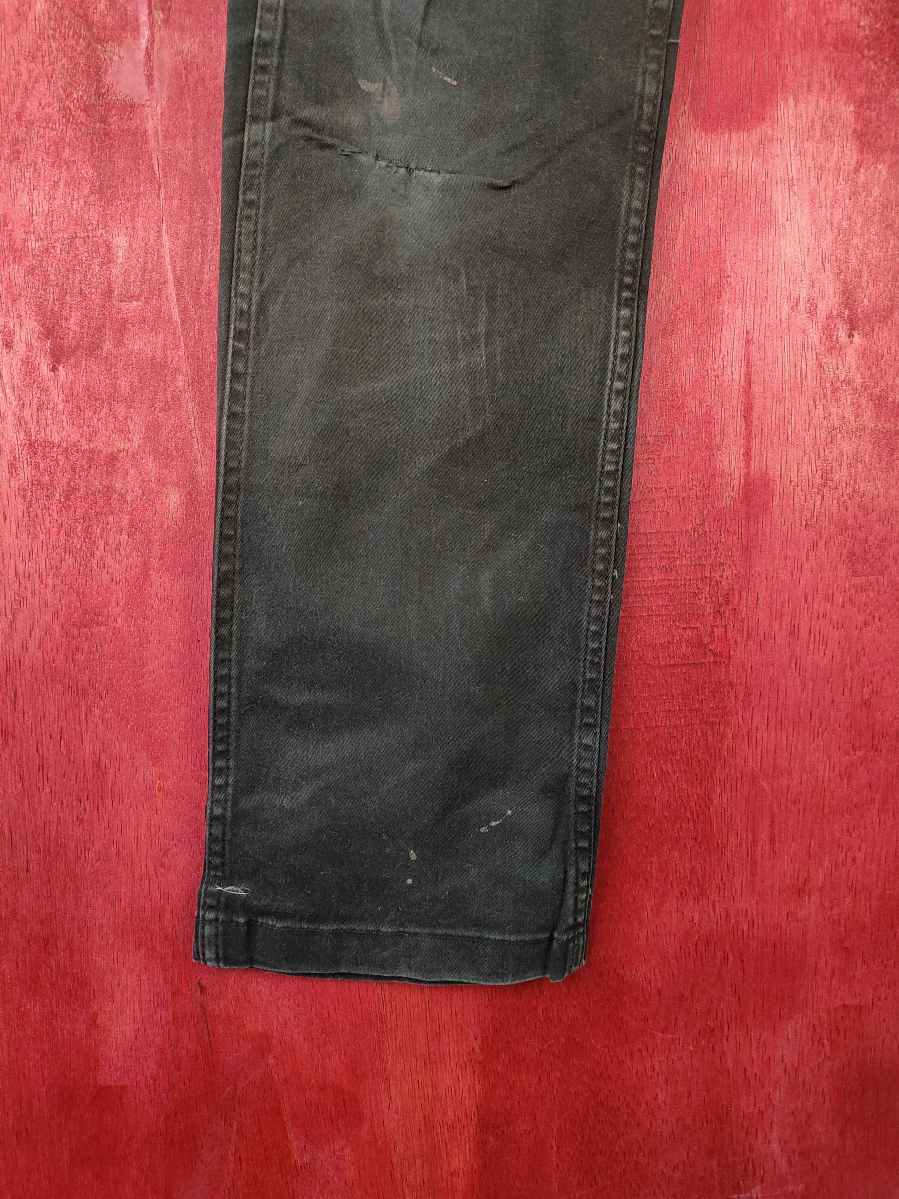 Japanese Brand Gladiator Armor for Work Black Multi Pocket Cargo Pants#S415 Size US 31 - 4 Thumbnail