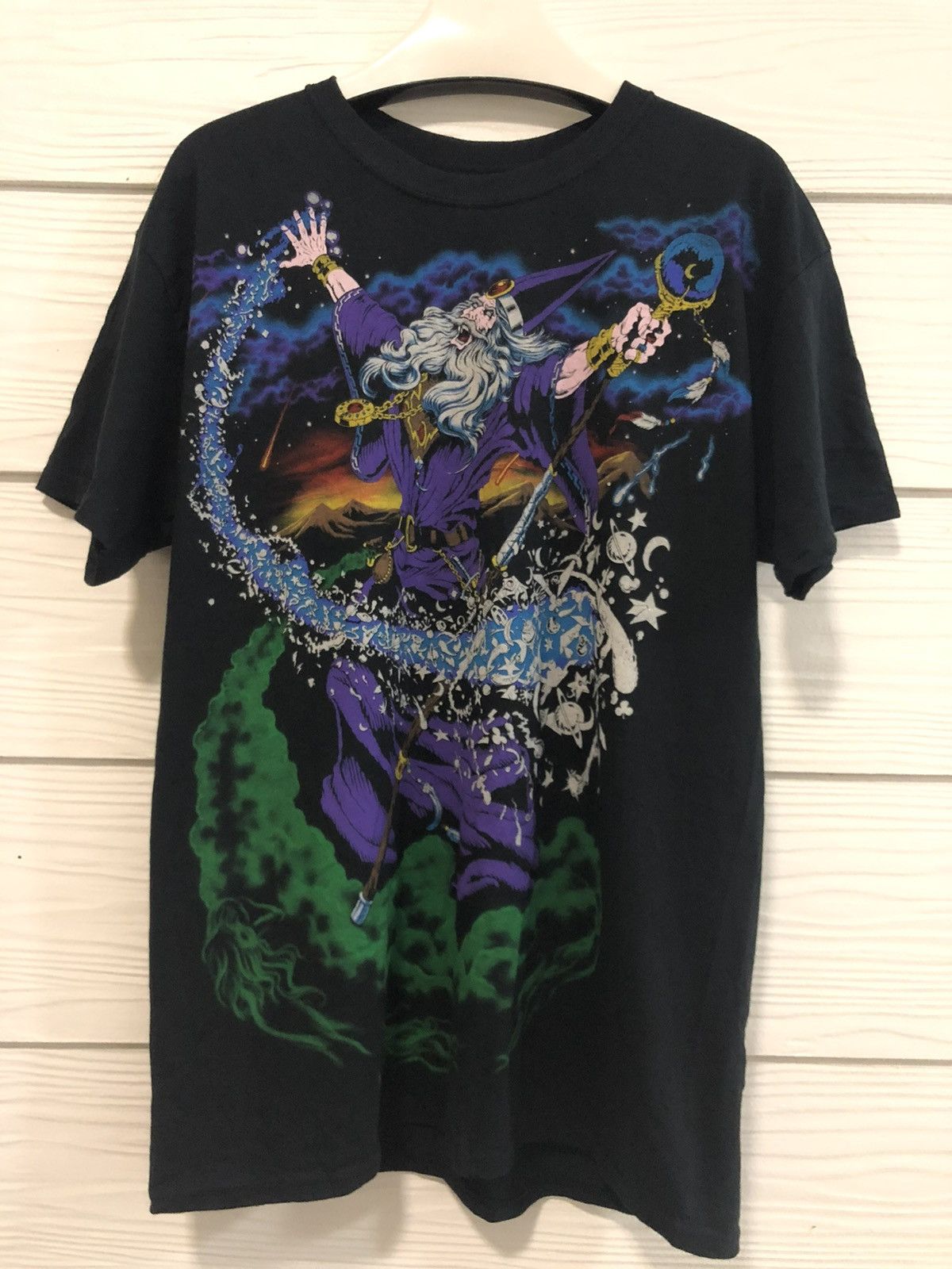 image of Liquid Blue x Movie Vintage Tee in Black, Men's (Size Large)