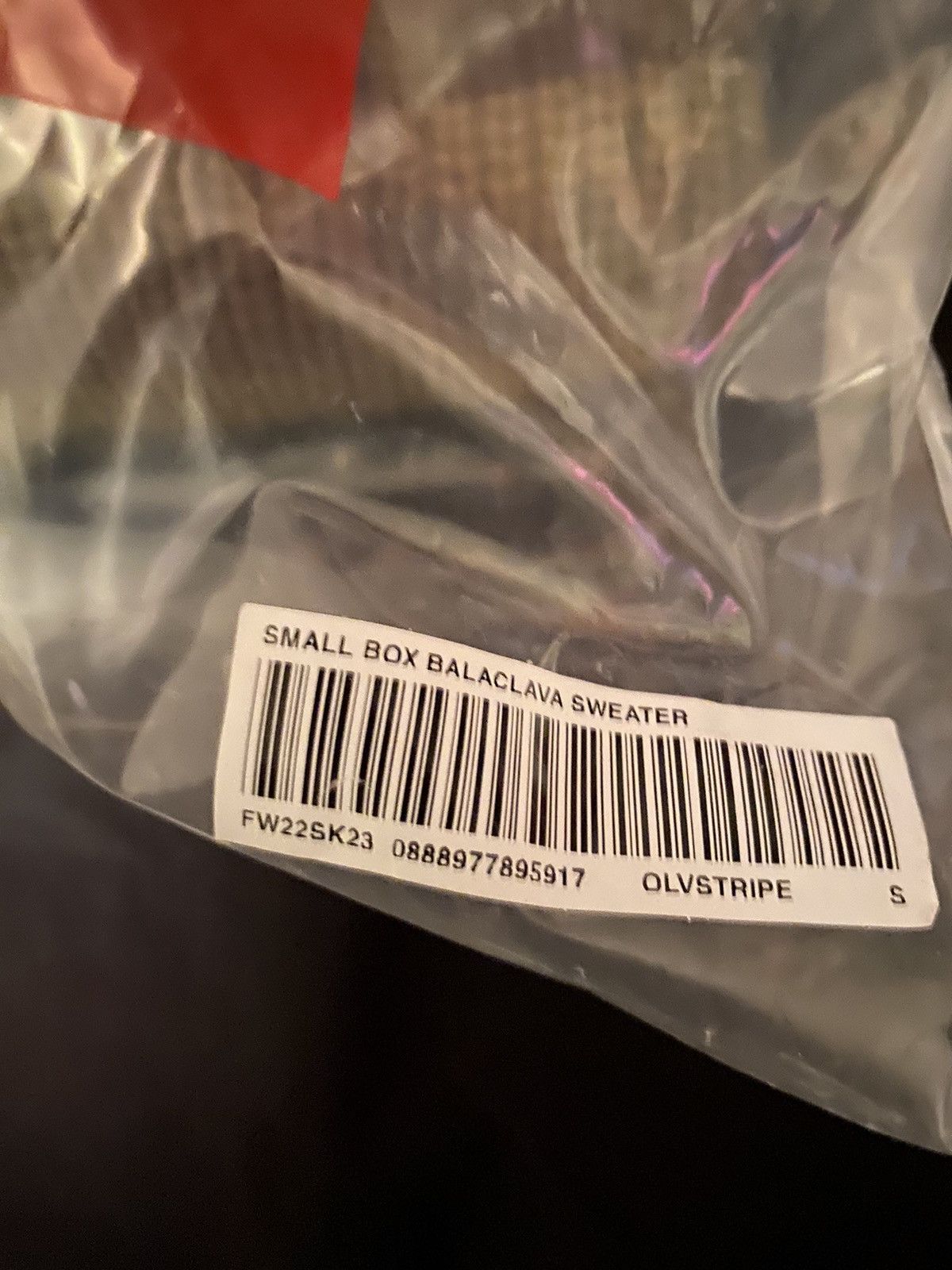 Supreme Supreme Small Box Balaclava/Turtleneck Sweater Olive Stripe Size US S / EU 44-46 / 1 - 4 Thumbnail