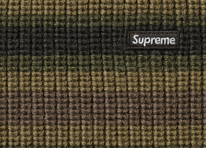Supreme Supreme Small Box Balaclava/Turtleneck Sweater Olive Stripe Size US S / EU 44-46 / 1 - 2 Thumbnail