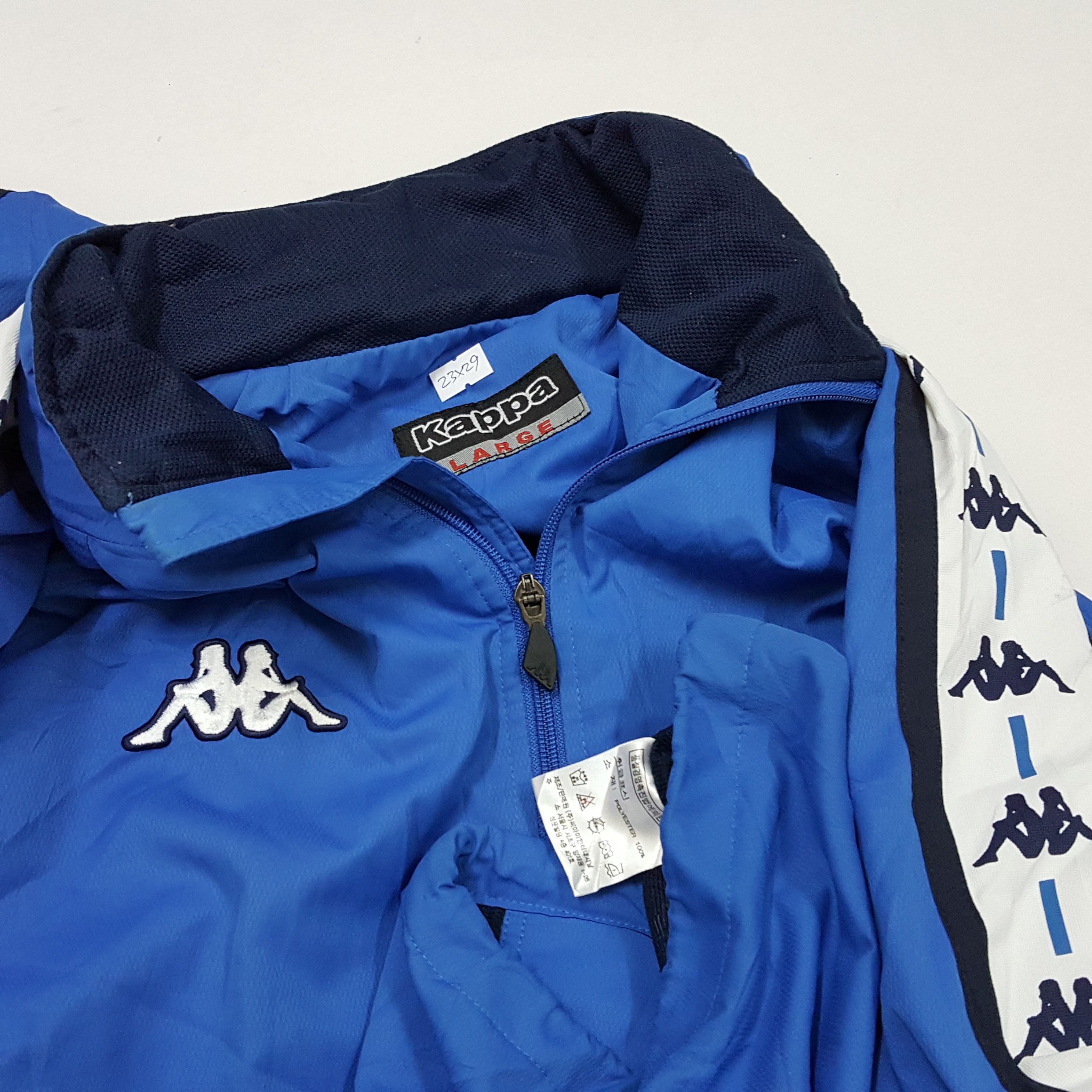 Kappa × Vintage Vintage Kappa nice stripe logo design sweater jacket Size US L / EU 52-54 / 3 - 4 Thumbnail