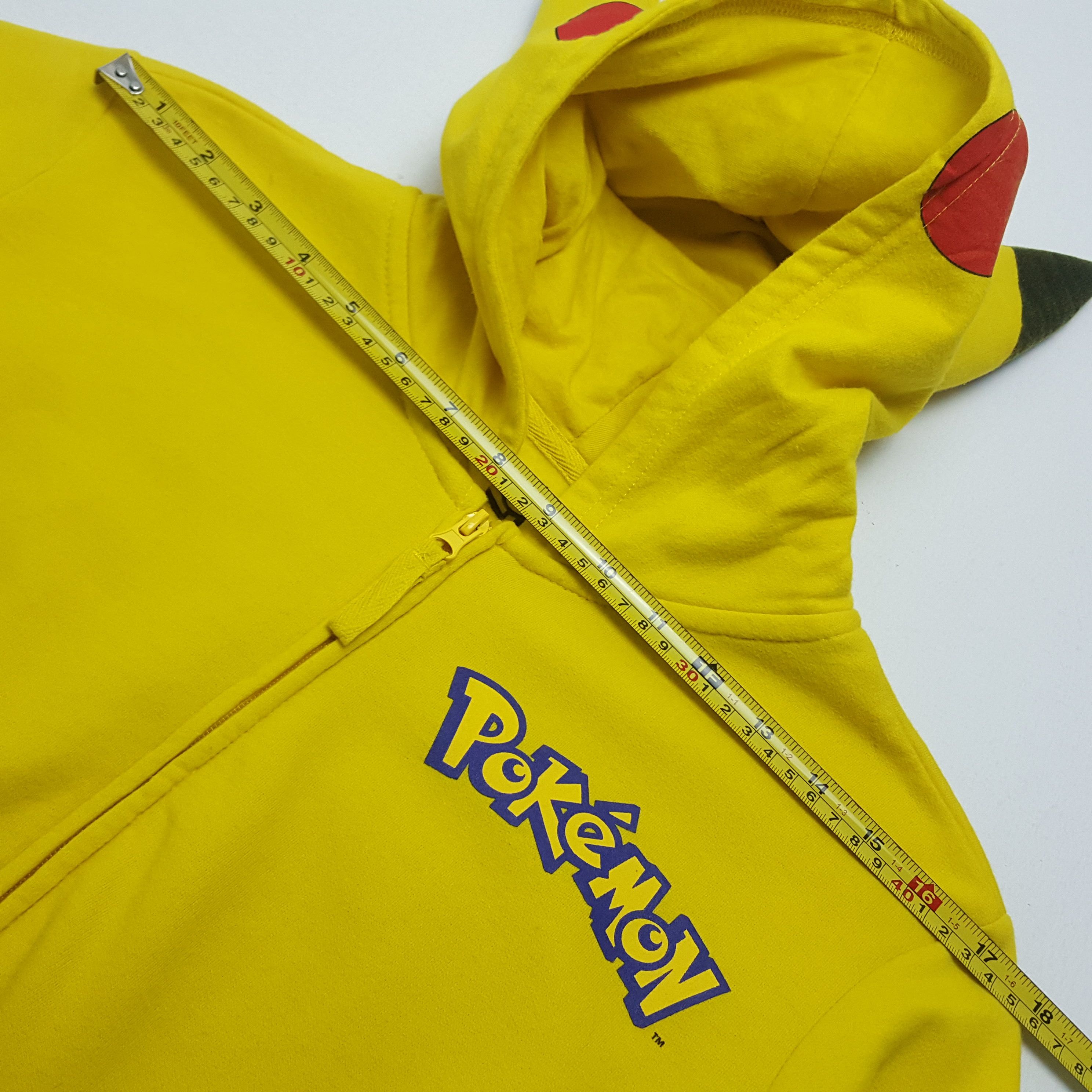 Cartoon Network × Pokemon × Vintage Vintage Pokémon Character Design Pikachu Hoodies Size US M / EU 48-50 / 2 - 8 Thumbnail