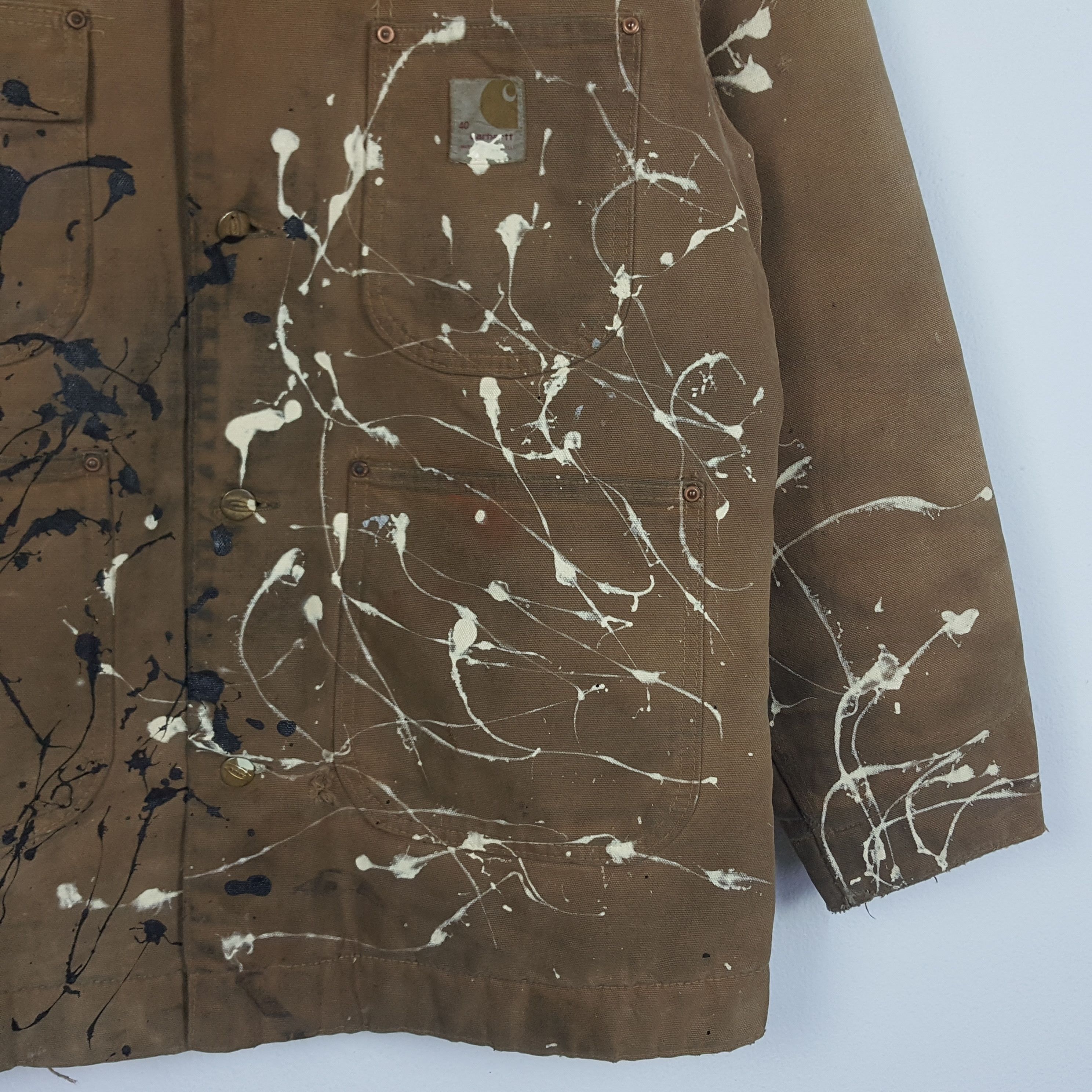 Carhartt Vintage Carhartt Art Painting Style Castom Jacket Size US L / EU 52-54 / 3 - 3 Thumbnail