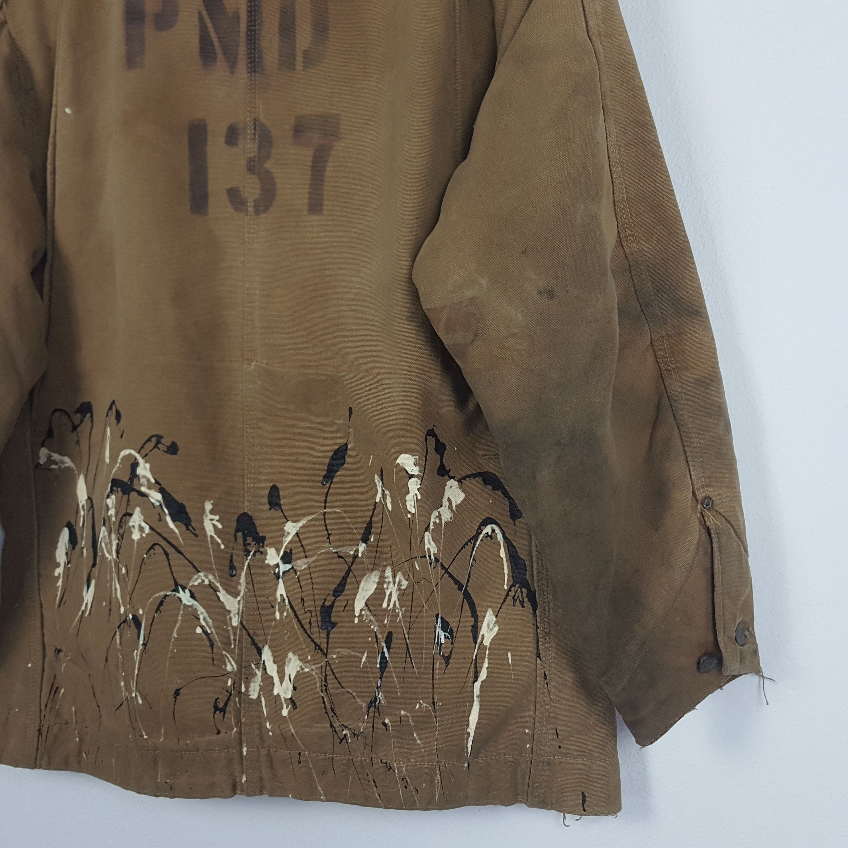 Carhartt Vintage Carhartt Art Painting Style Castom Jacket Size US L / EU 52-54 / 3 - 4 Thumbnail