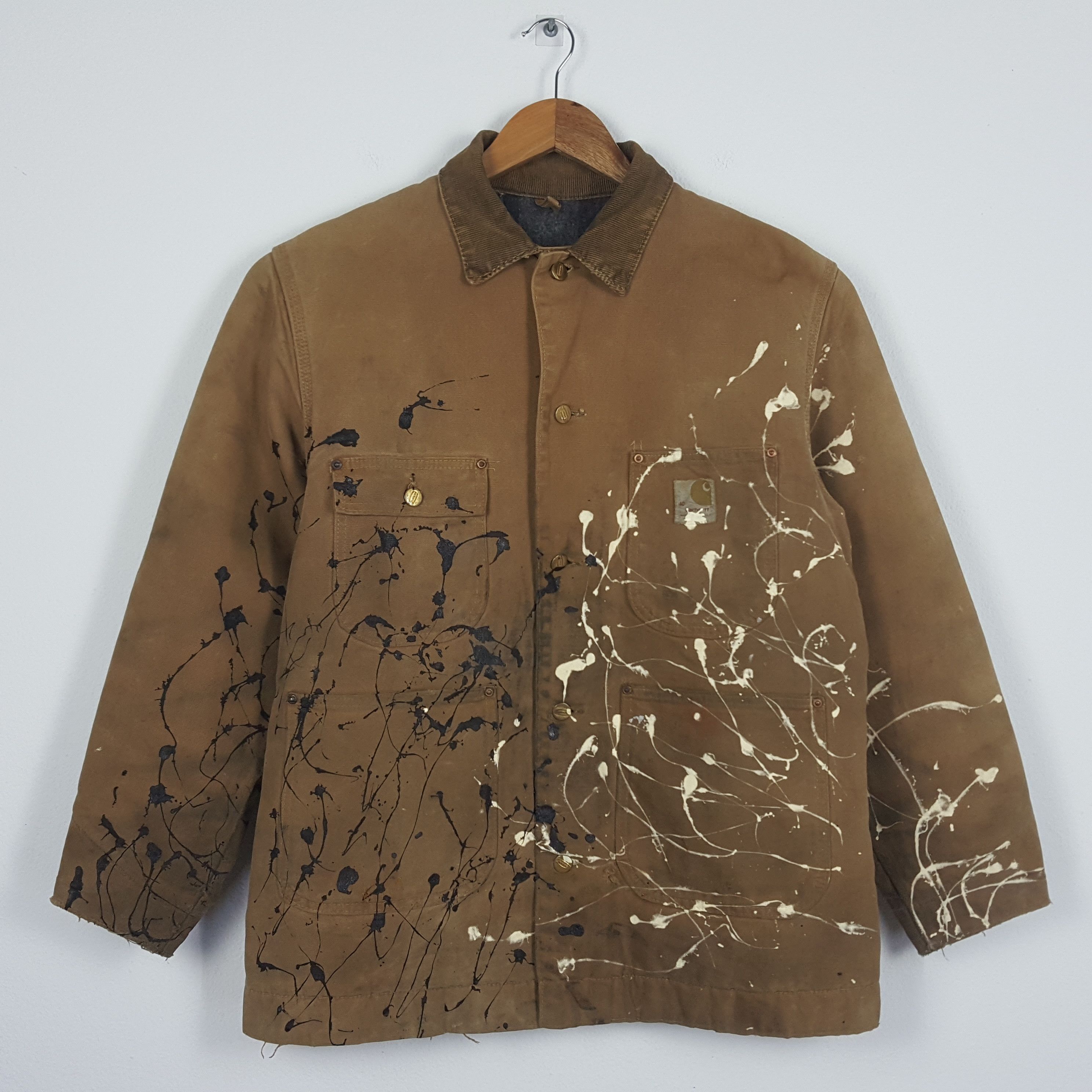 Carhartt Vintage Carhartt Art Painting Style Castom Jacket Size US L / EU 52-54 / 3 - 1 Thumbnail