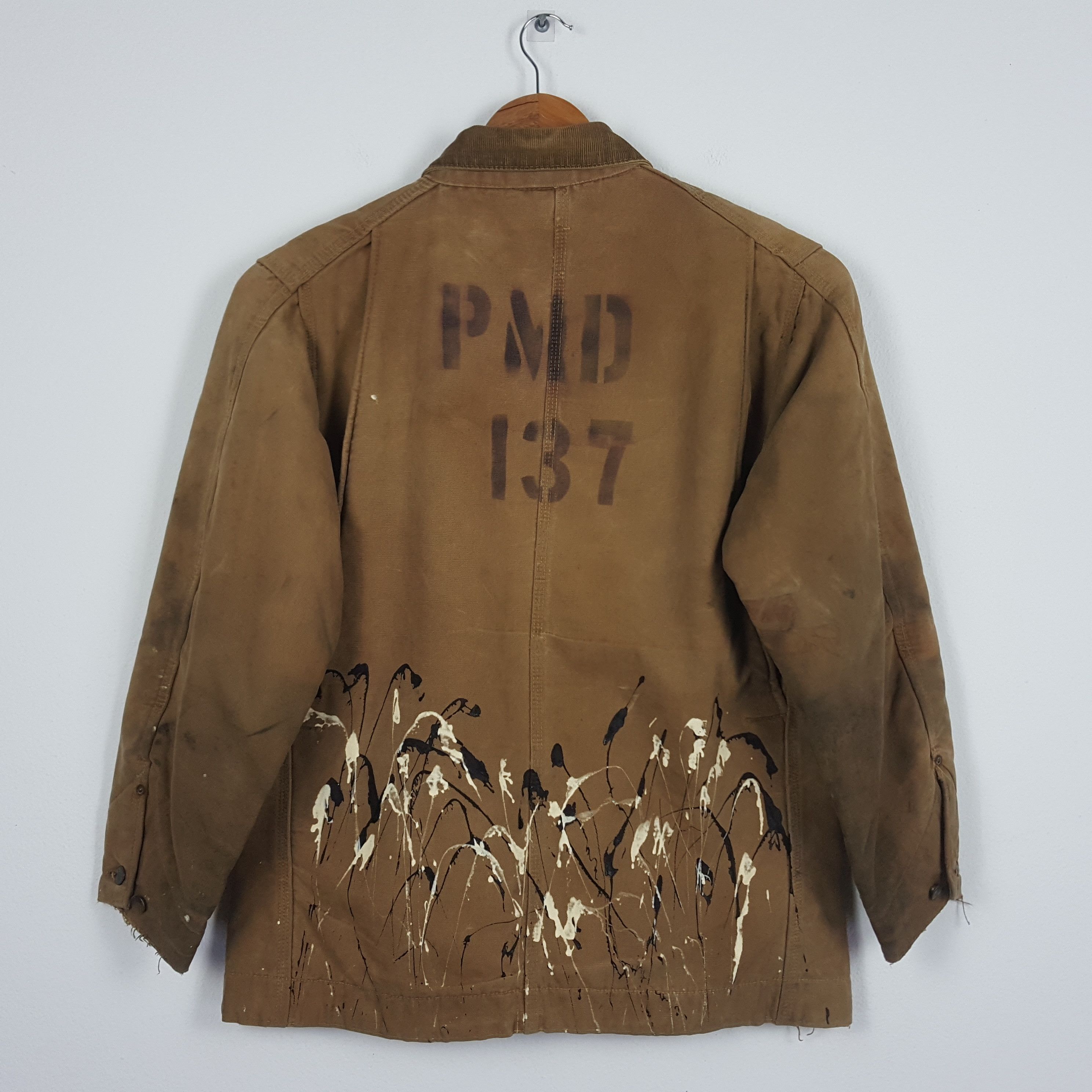 Carhartt Vintage Carhartt Art Painting Style Castom Jacket Size US L / EU 52-54 / 3 - 5 Thumbnail