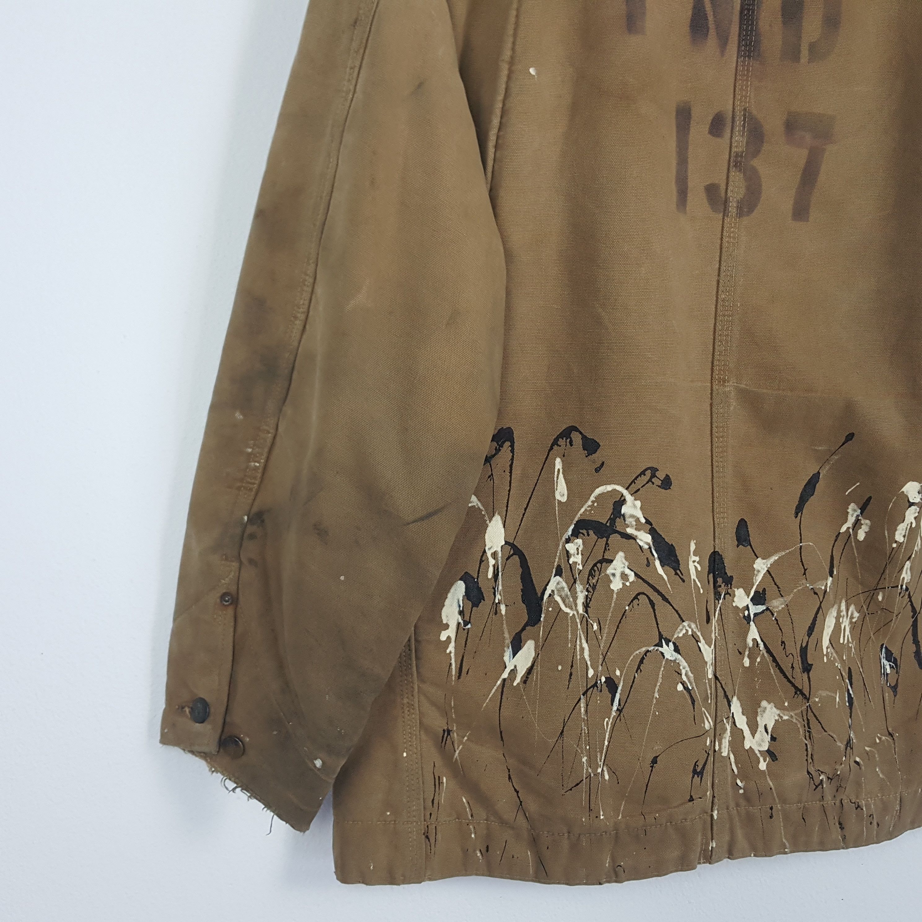 Carhartt Vintage Carhartt Art Painting Style Castom Jacket Size US L / EU 52-54 / 3 - 11 Thumbnail