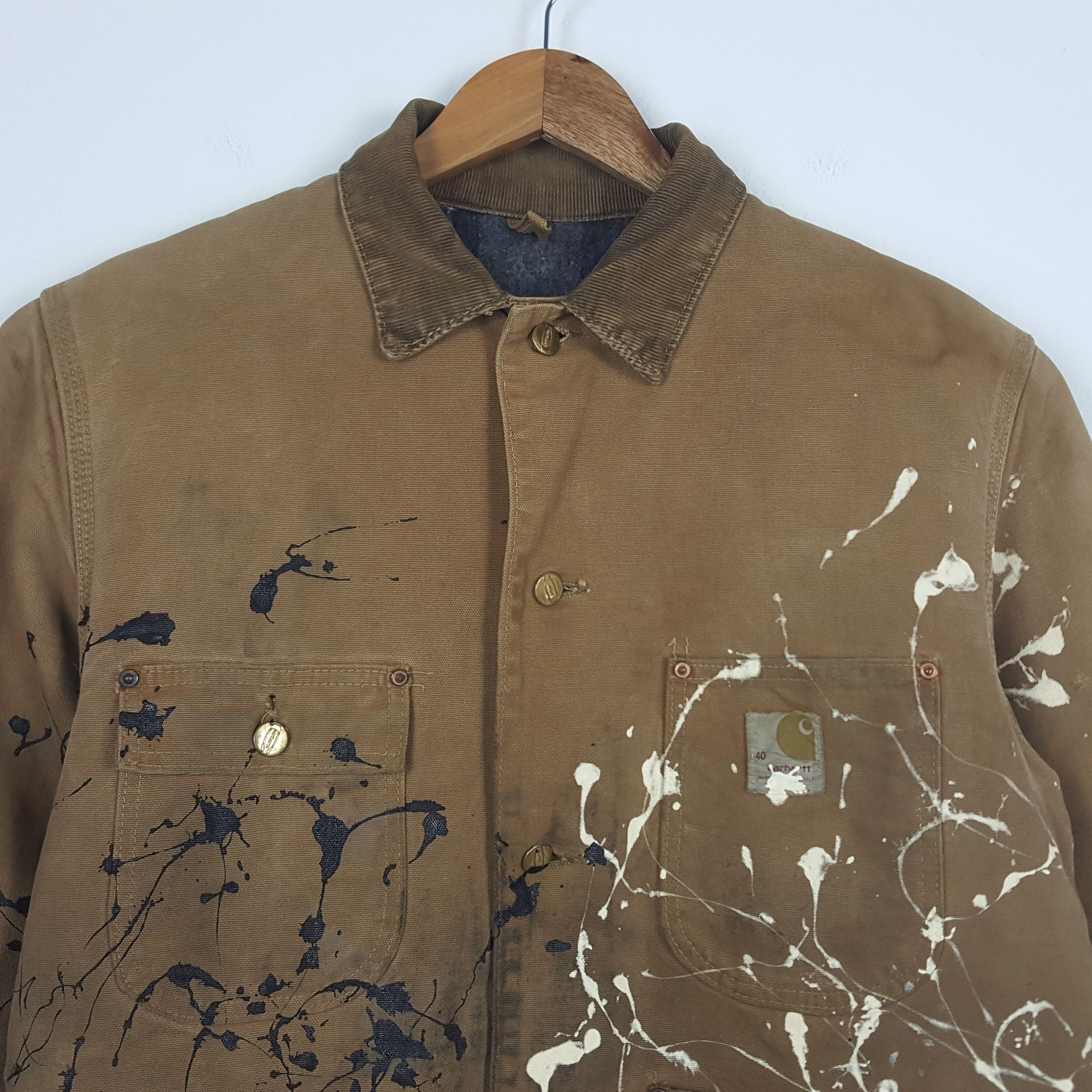 Carhartt Vintage Carhartt Art Painting Style Castom Jacket Size US L / EU 52-54 / 3 - 7 Thumbnail