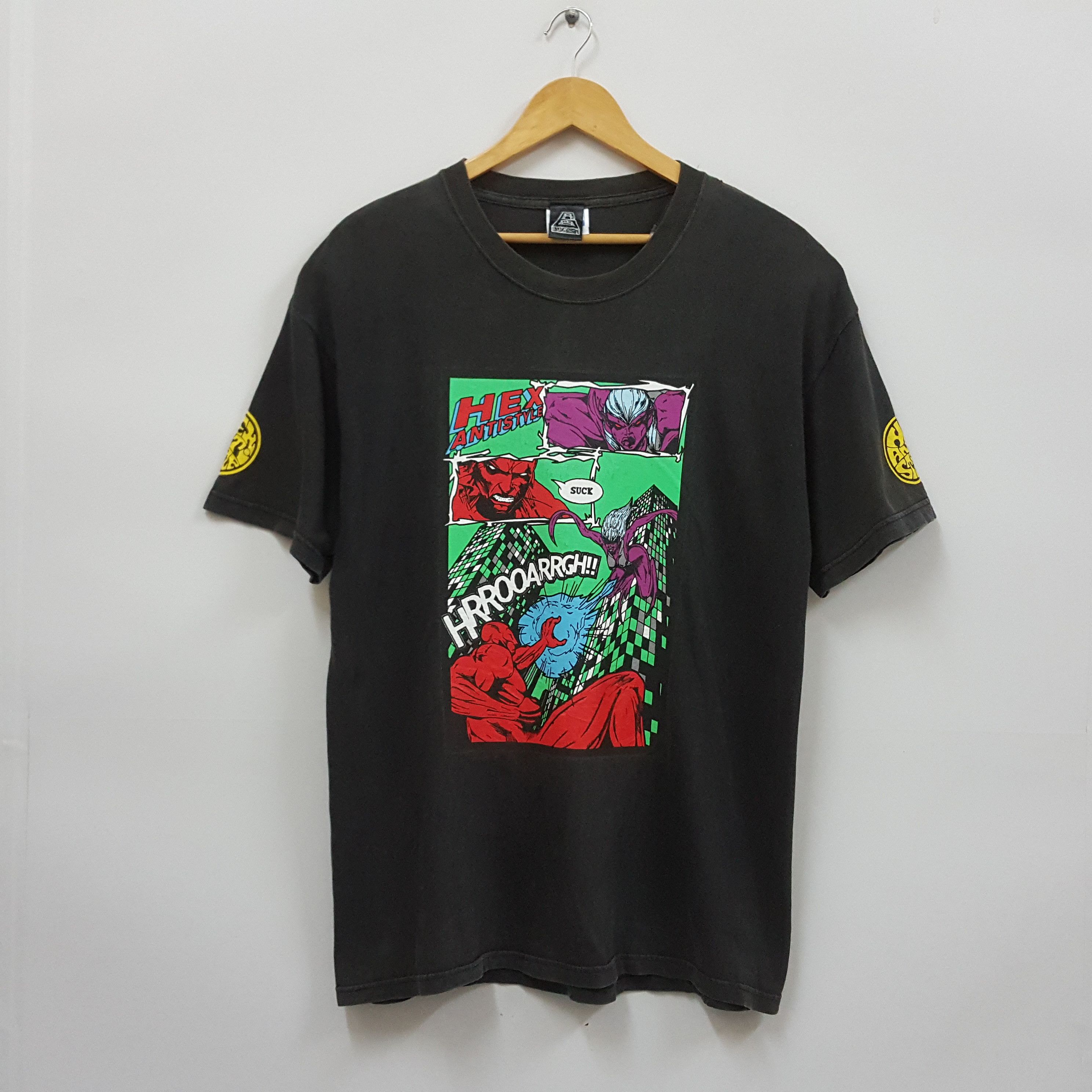 Japanese Brand × Vintage Vintage HEY ANTISTYLE japanese brand comics t-Shirt Size US L / EU 52-54 / 3 - 1 Thumbnail