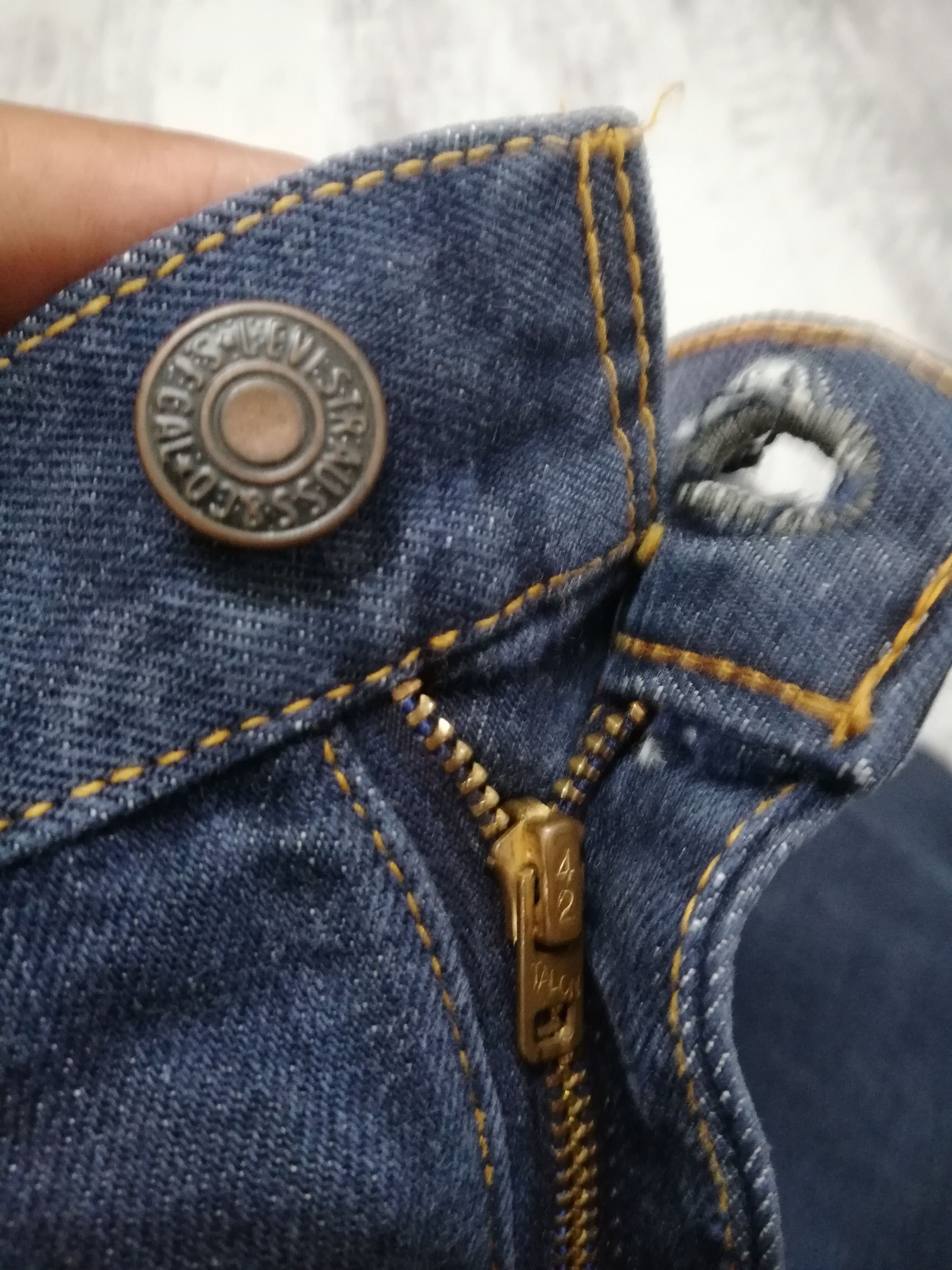 Levi's Vintage Levis Orange Tab Big E Flared Jeans 34x27 Size US 34 / EU 50 - 7 Thumbnail