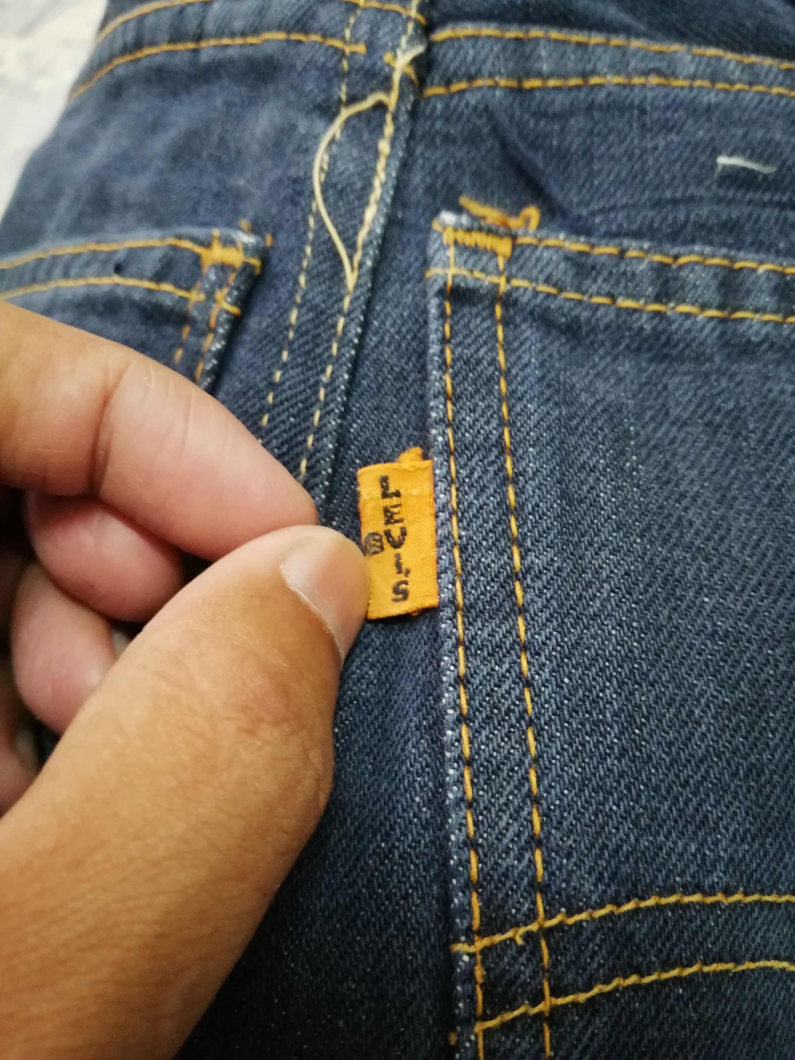Levi's Vintage Levis Orange Tab Big E Flared Jeans 34x27 Size US 34 / EU 50 - 8 Thumbnail