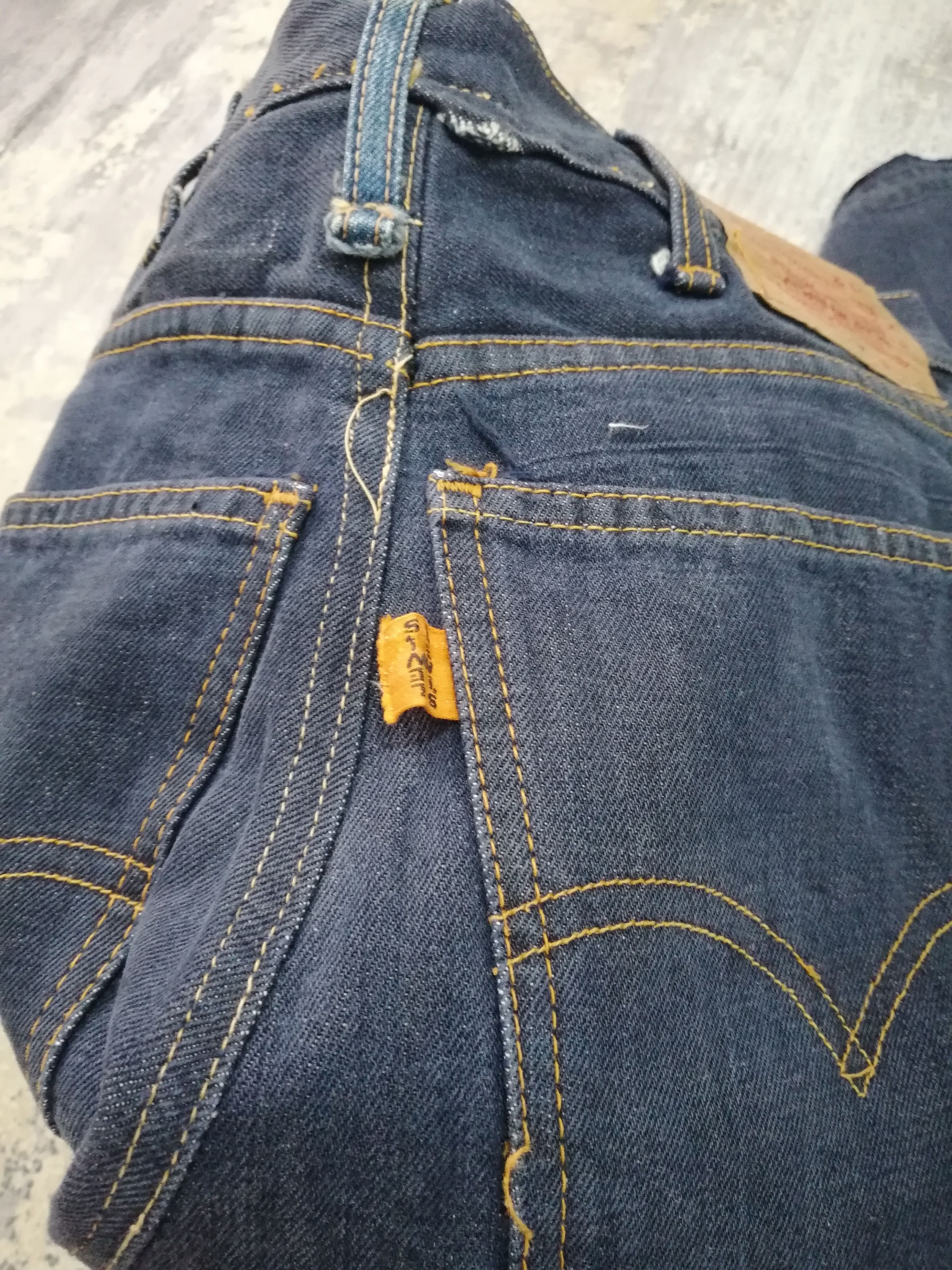 Levi's Vintage Levis Orange Tab Big E Flared Jeans 34x27 Size US 34 / EU 50 - 9 Thumbnail