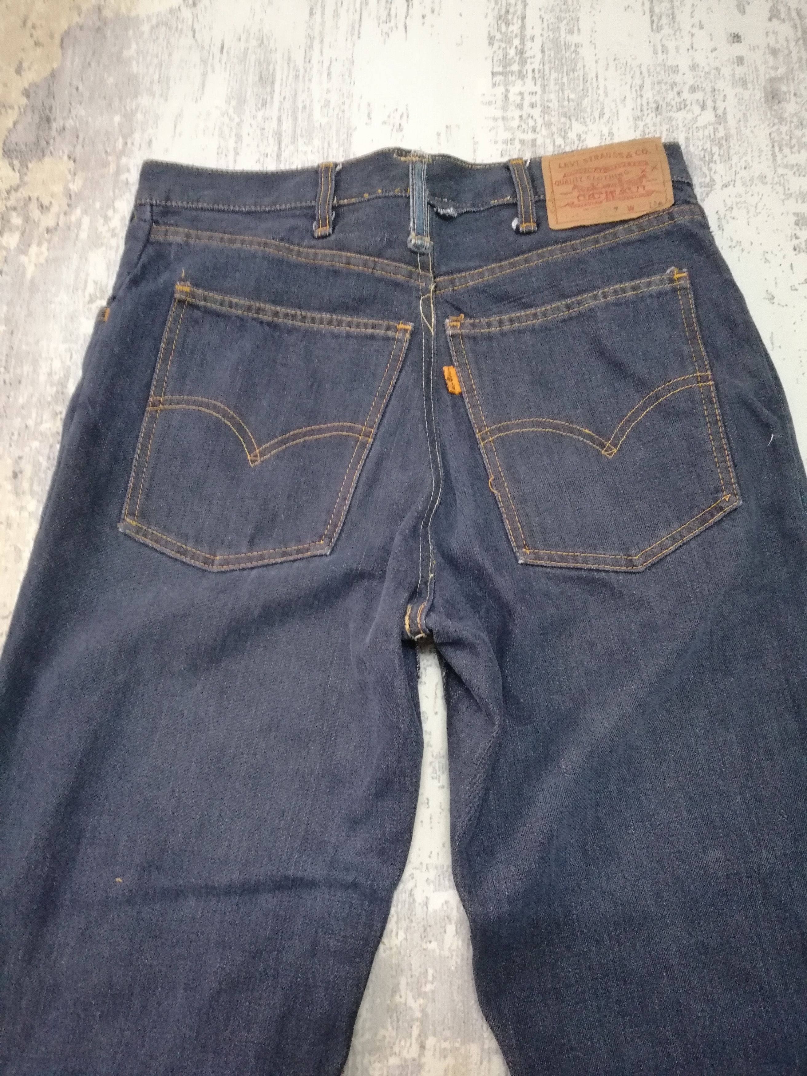 Levi's Vintage Levis Orange Tab Big E Flared Jeans 34x27 Size US 34 / EU 50 - 5 Thumbnail