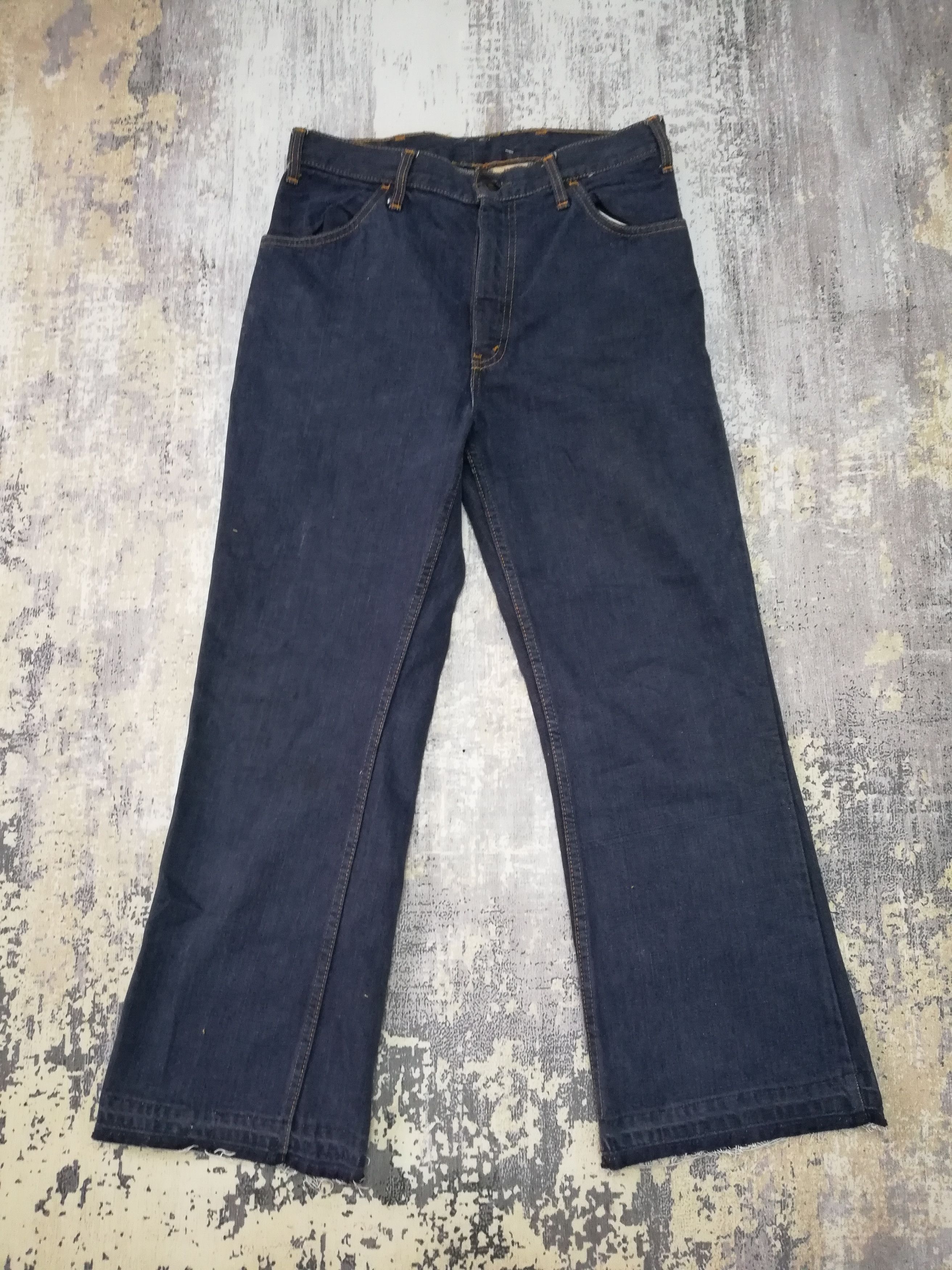Levi's Vintage Levis Orange Tab Big E Flared Jeans 34x27 Size US 34 / EU 50 - 1 Thumbnail