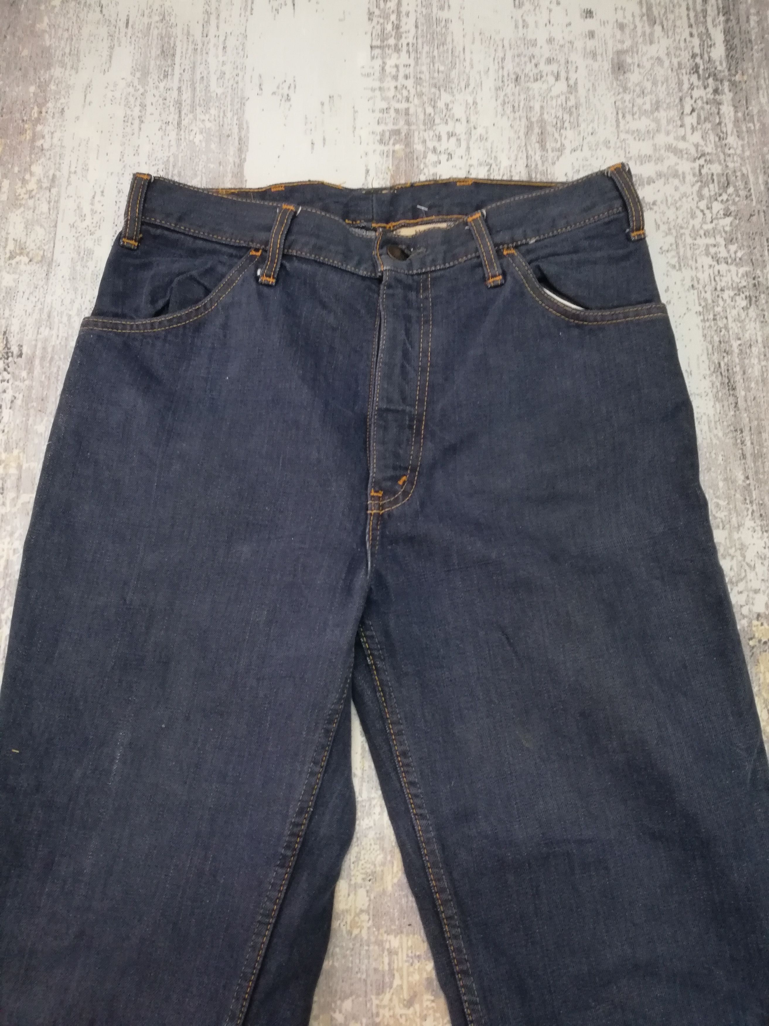 Levi's Vintage Levis Orange Tab Big E Flared Jeans 34x27 Size US 34 / EU 50 - 4 Thumbnail