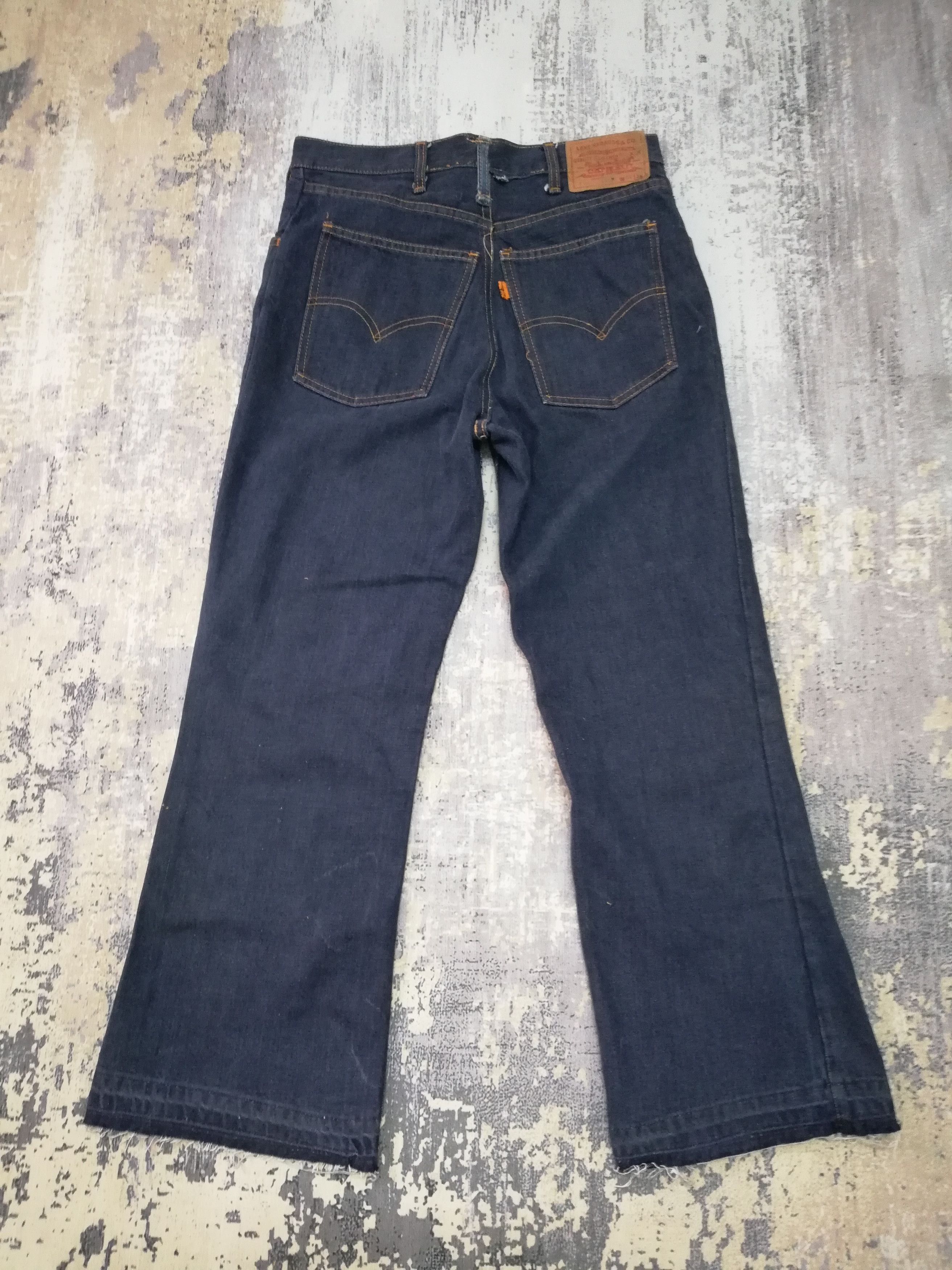 Levi's Vintage Levis Orange Tab Big E Flared Jeans 34x27 Size US 34 / EU 50 - 2 Thumbnail