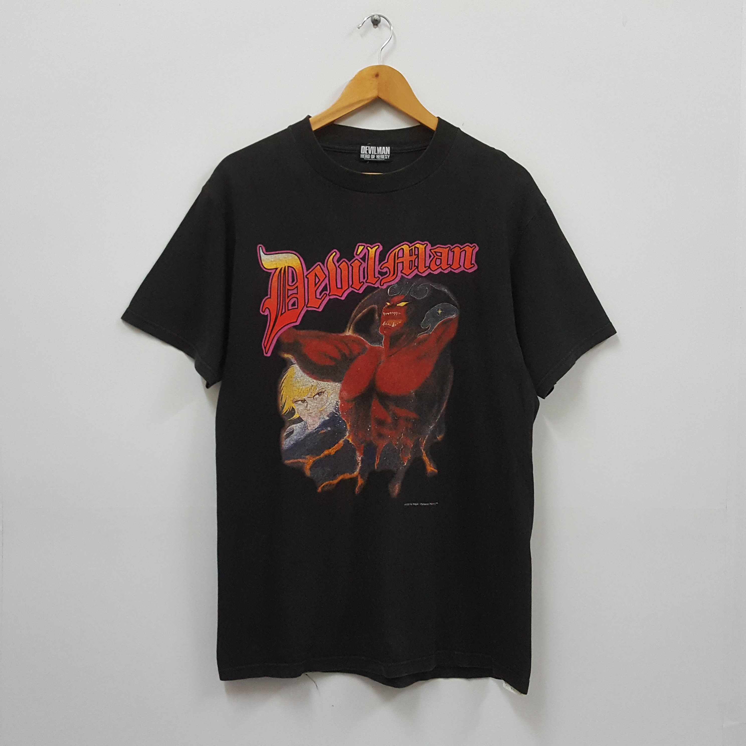 Cartoon Network × Japanese Brand × Vintage Vintage 90's DEVILMAN Japanese manga series Demon Lord tees Size US M / EU 48-50 / 2 - 1 Thumbnail