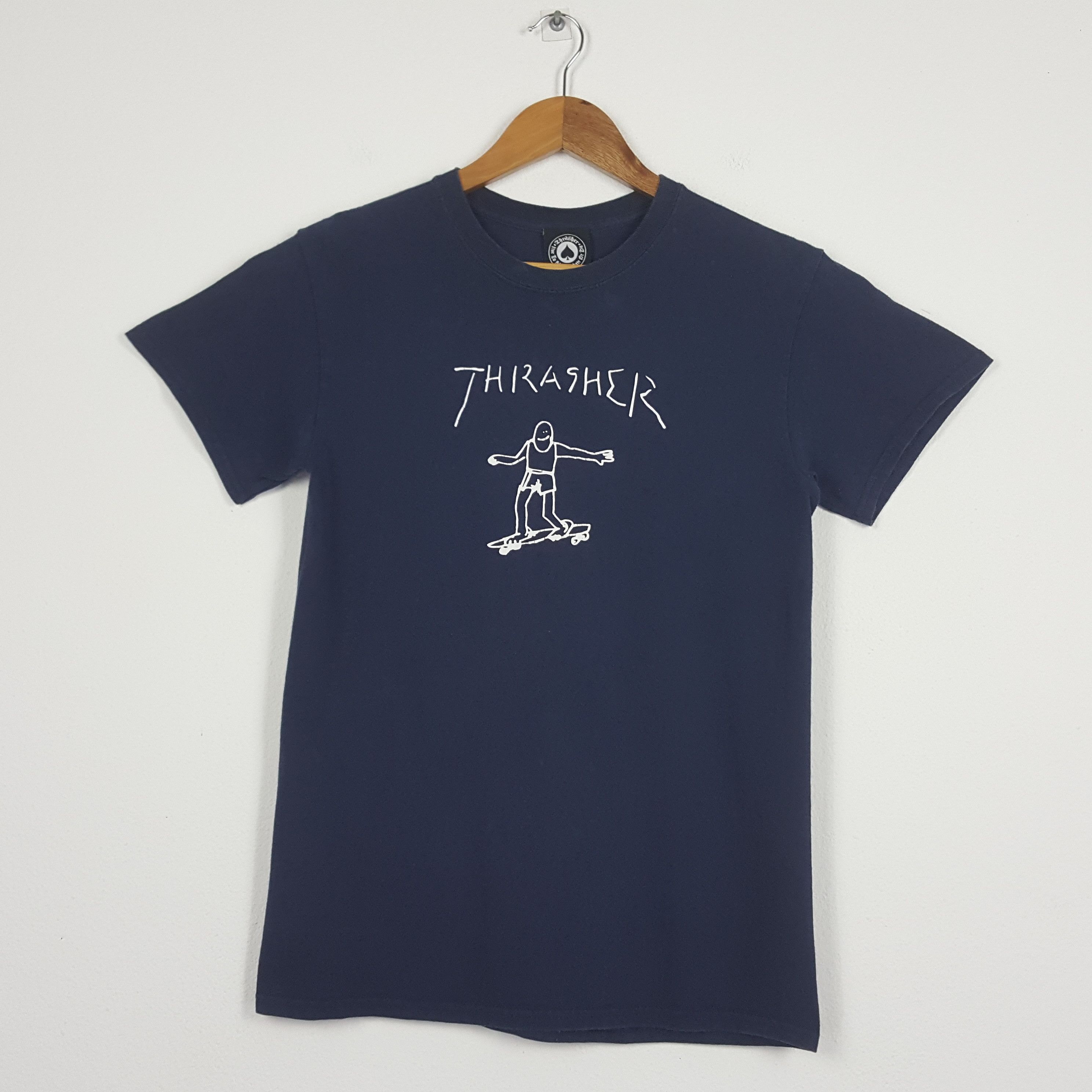Thrasher × Vintage Vintage THRASHER ©Pushead Skateboard Design T-shirt Size US S / EU 44-46 / 1 - 1 Thumbnail