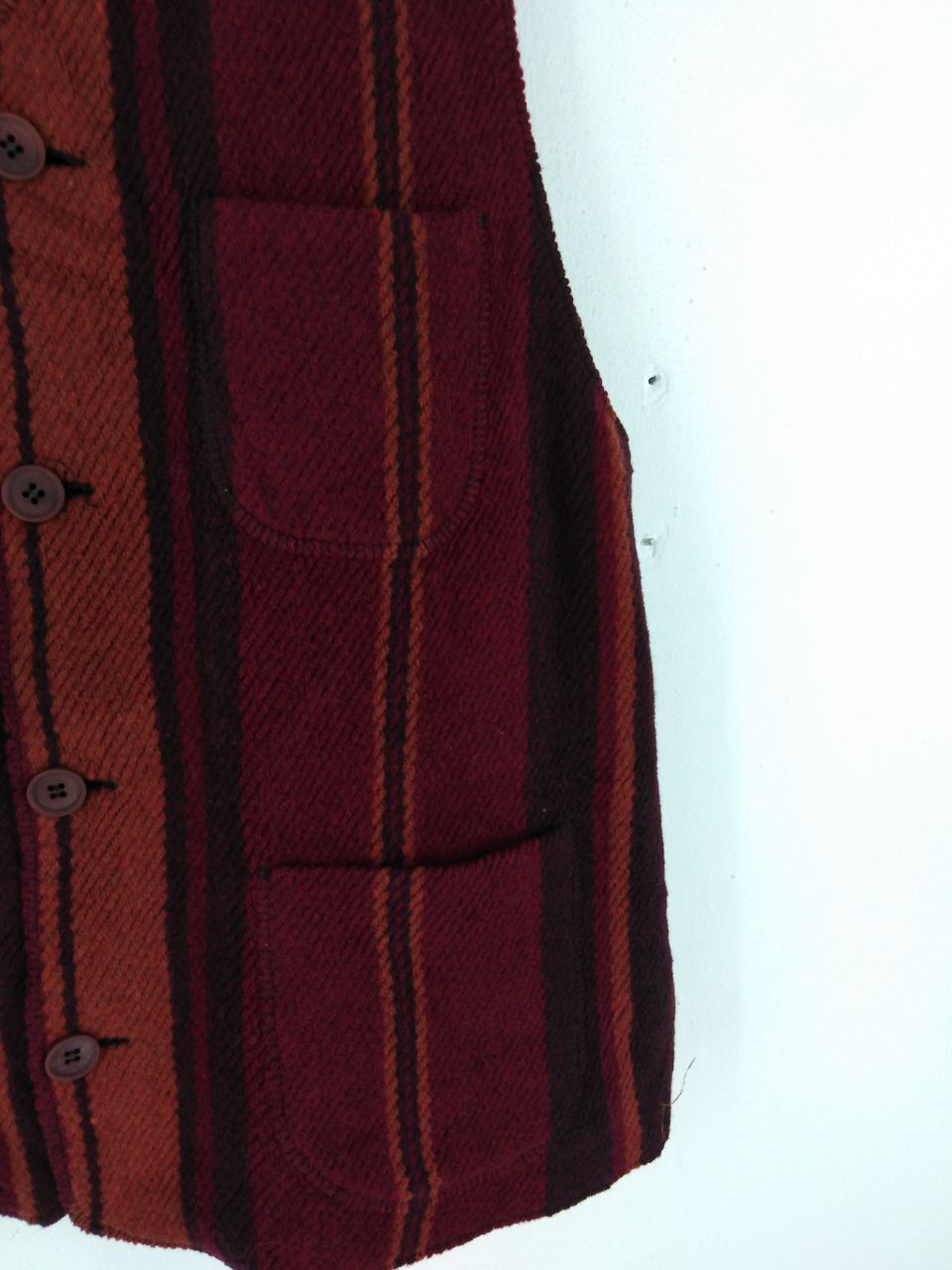 Vintage VESTIUM OFFICINA MADE IN ITALY WOOL VEST Size US M / EU 48-50 / 2 - 6 Thumbnail