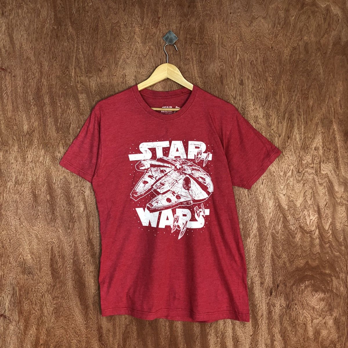 Star Wars × Vintage Star Wars Red Short Sleeve Tshirt #3564 Size US M / EU 48-50 / 2 - 1 Thumbnail