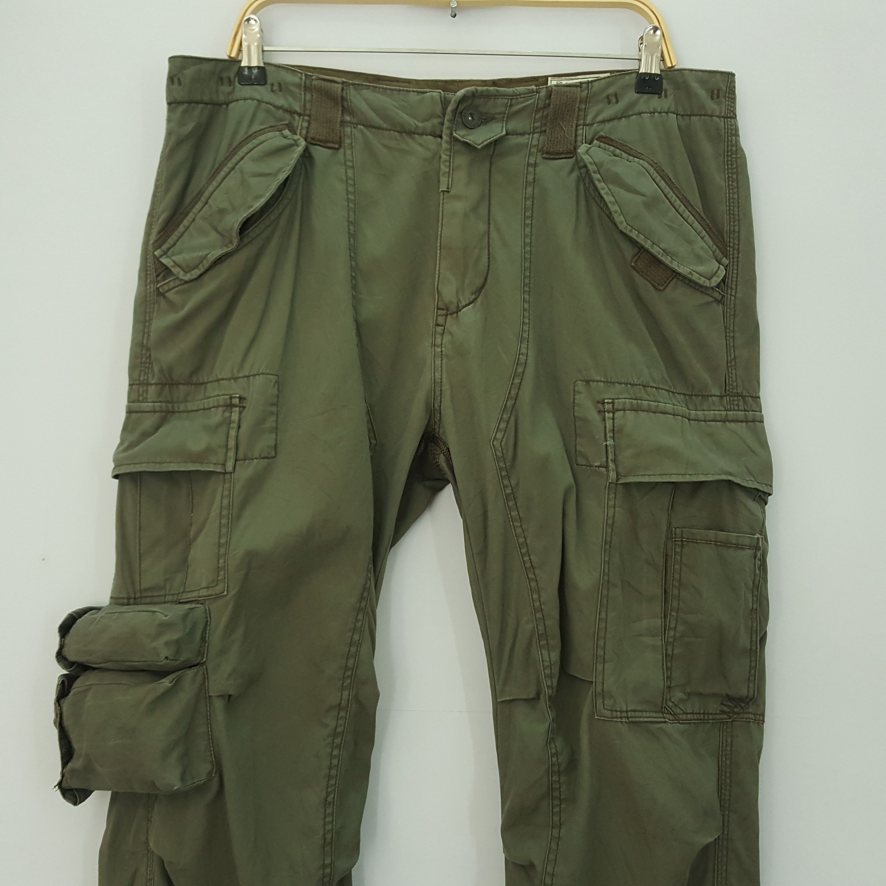 Japanese Brand × Vintage Vintage Surplus Japanese Brand Cargo Tactical Pocket Pants Size US 37 - 2 Thumbnail