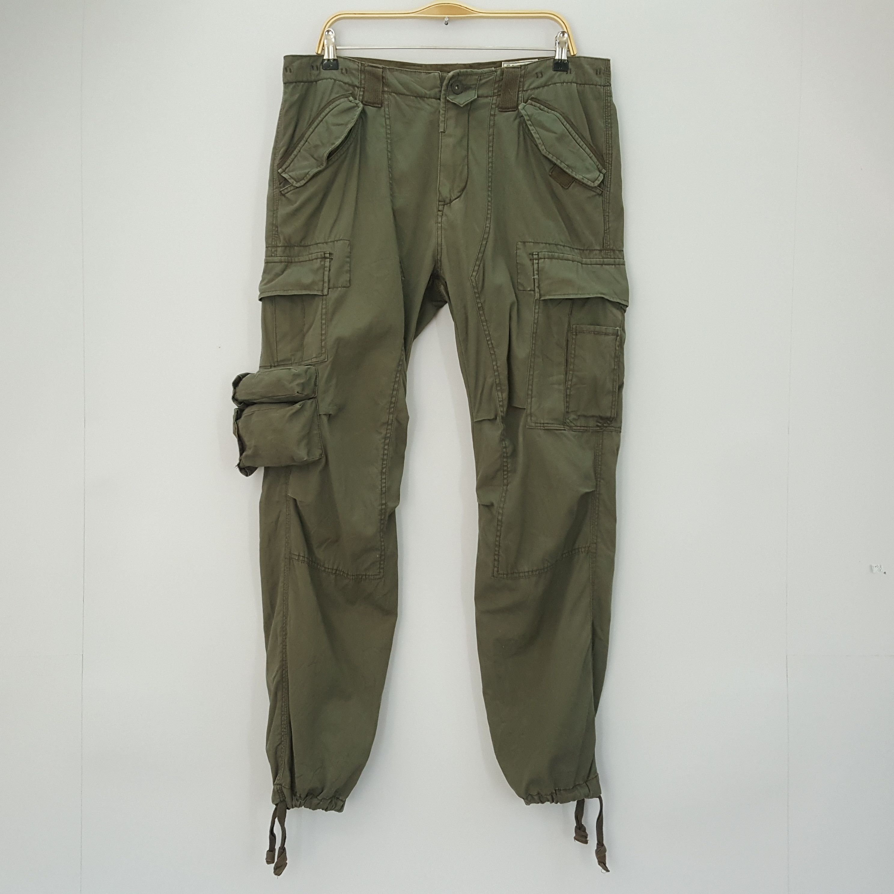 Japanese Brand × Vintage Vintage Surplus Japanese Brand Cargo Tactical Pocket Pants Size US 37 - 1 Thumbnail
