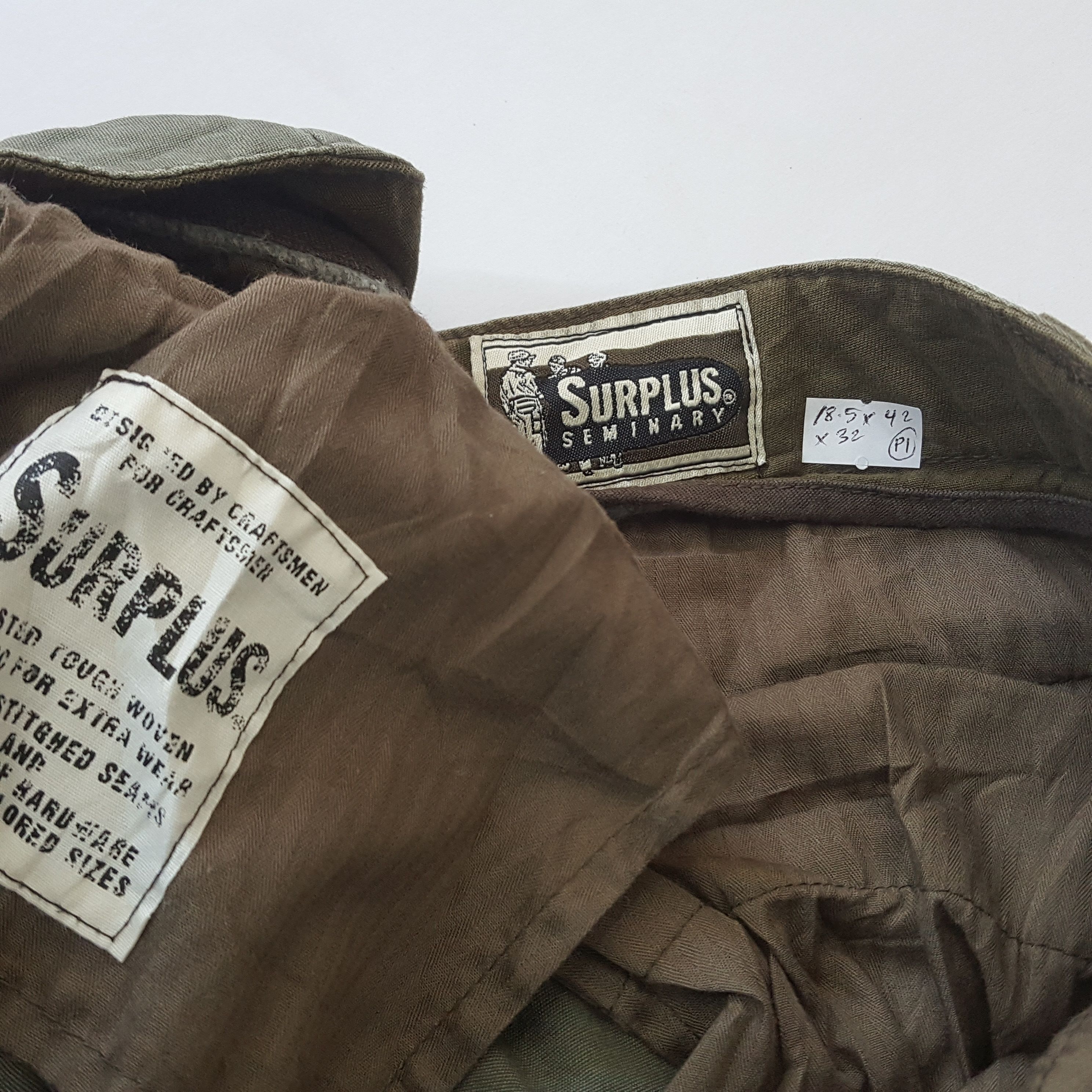 Japanese Brand × Vintage Vintage Surplus Japanese Brand Cargo Tactical Pocket Pants Size US 37 - 12 Thumbnail