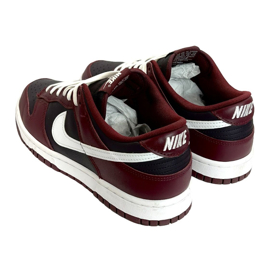 Nike Dunk Low Maroon/White Size US 8.5 / EU 41-42 - 4 Thumbnail