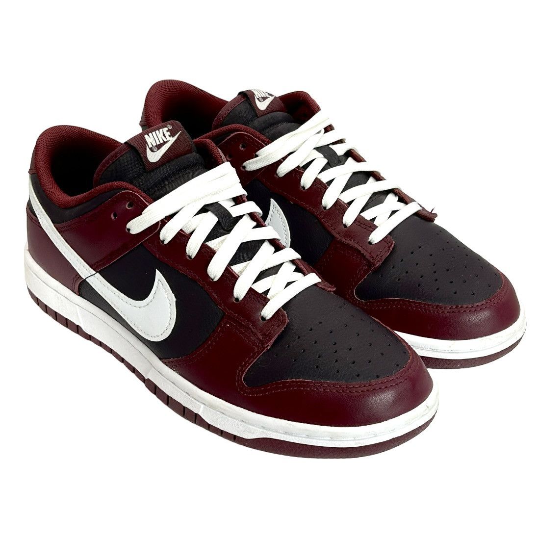 Nike Dunk Low Maroon/White Size US 8.5 / EU 41-42 - 8 Thumbnail