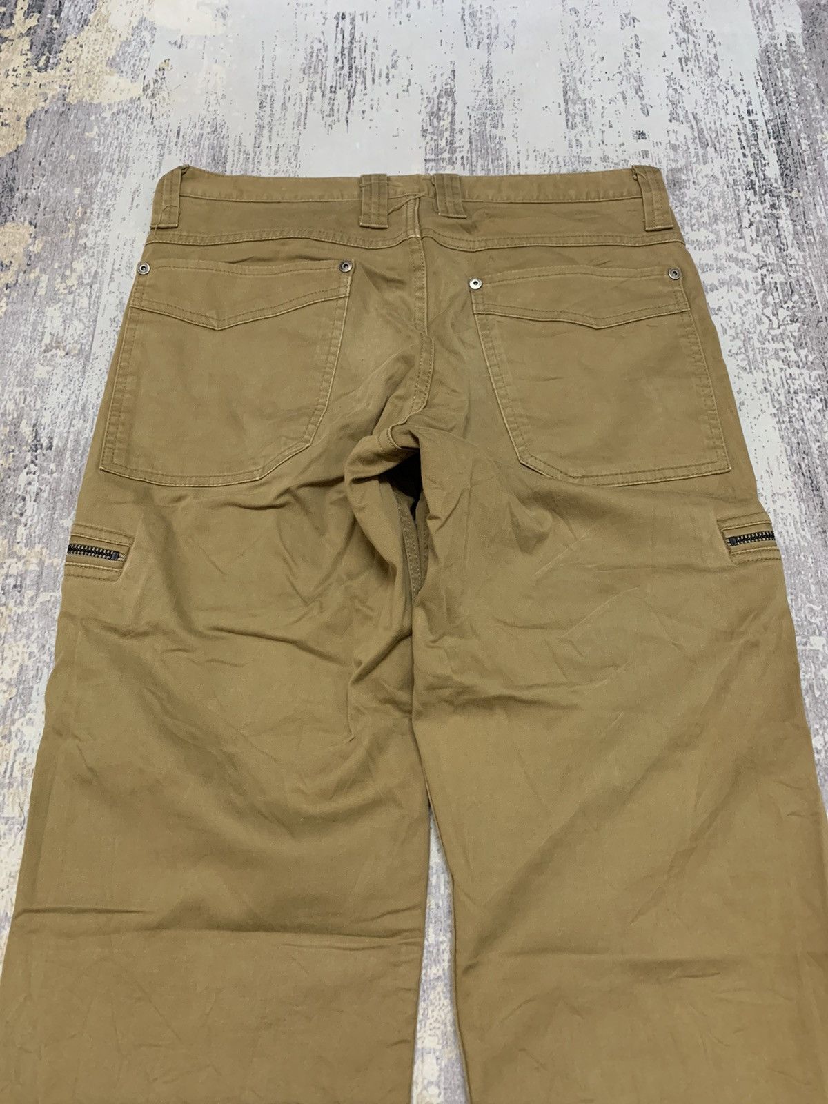Japanese Brand Blue Way Moto Utility Cargo Pants Khaki Multi Pocket 30 Size US 31 - 8 Thumbnail