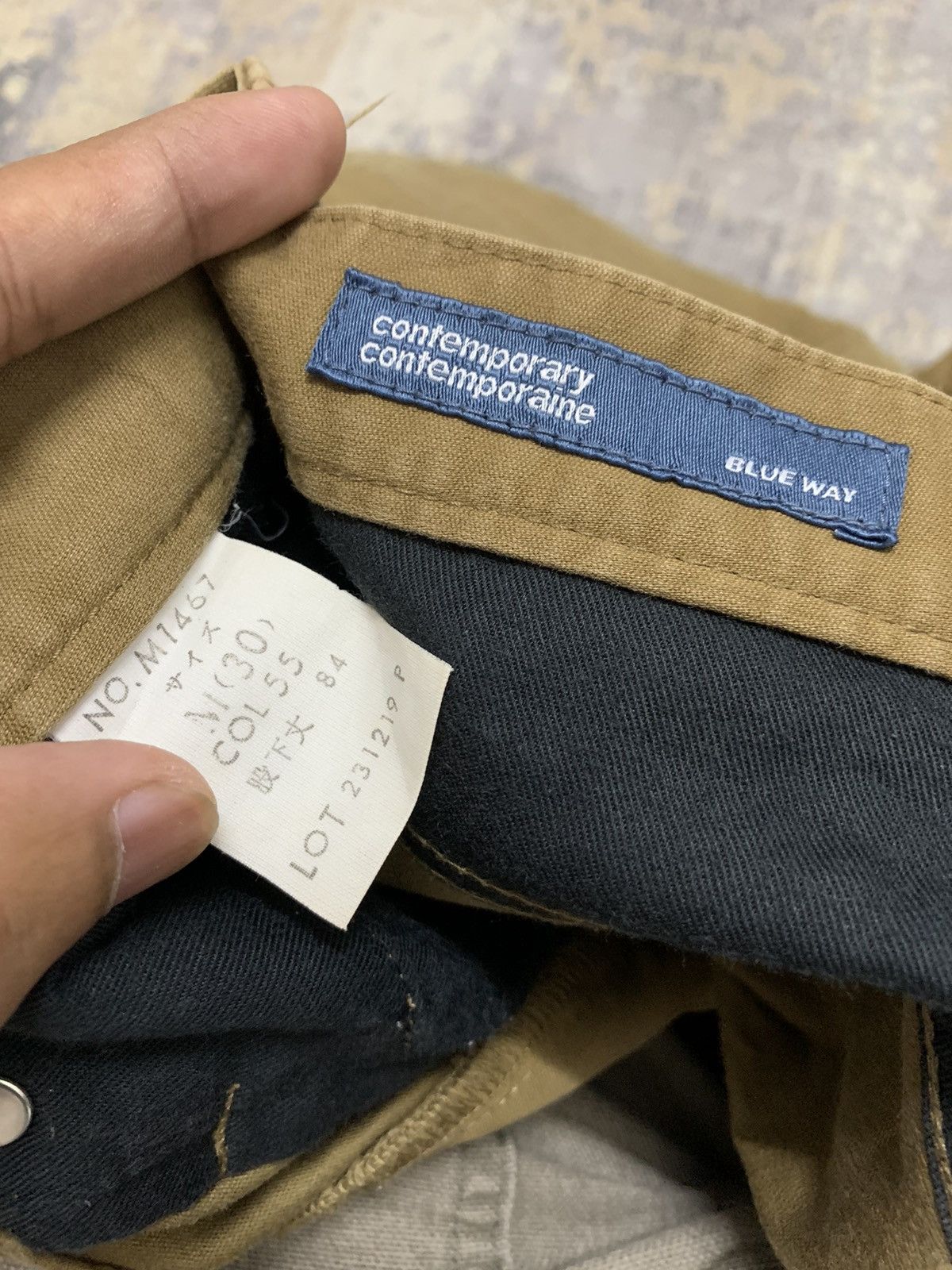 Japanese Brand Blue Way Moto Utility Cargo Pants Khaki Multi Pocket 30 Size US 31 - 11 Thumbnail