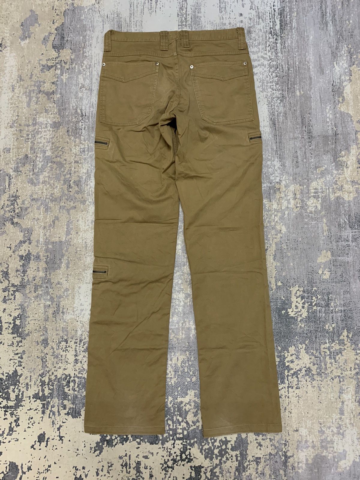 Japanese Brand Blue Way Moto Utility Cargo Pants Khaki Multi Pocket 30 Size US 31 - 2 Thumbnail
