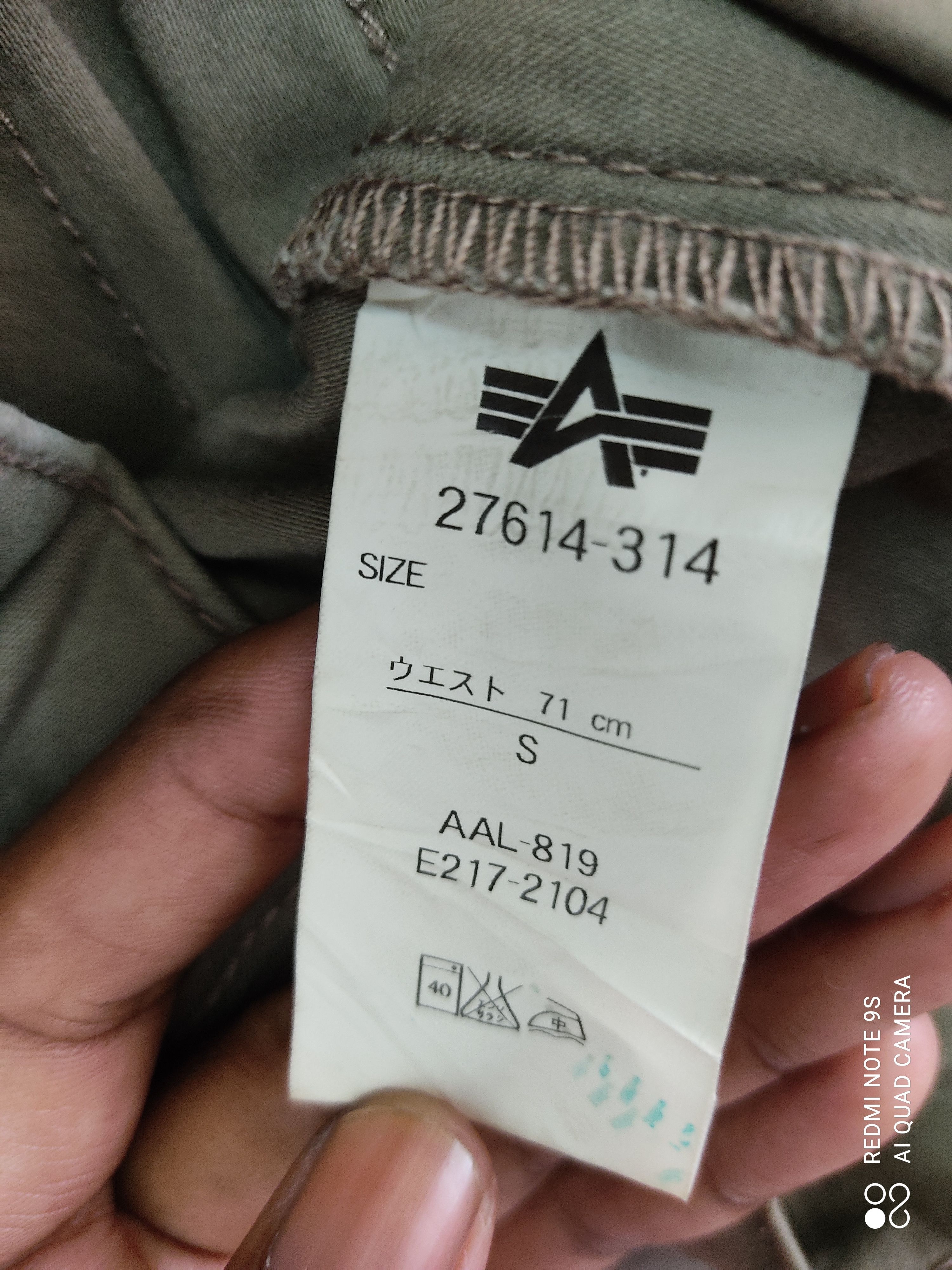 Alpha Industries Alpha Industries Multipocket Utility Cargo Pants Size US 28 / EU 44 - 14 Thumbnail