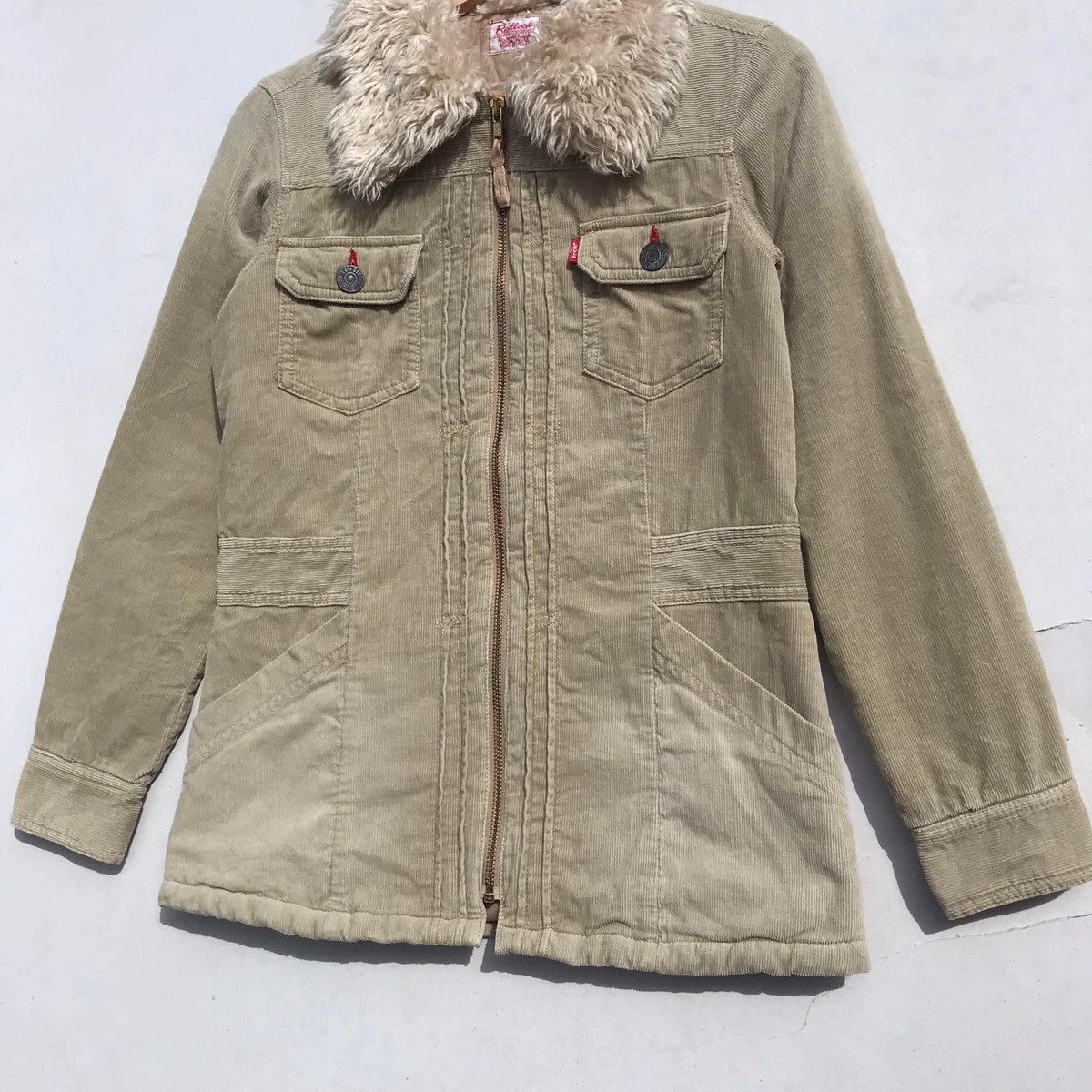 Levi's 🔥Accept Binding Offer🔥Vintage Levi's Redloop Conduroy Jacket Size S / US 4 / IT 40 - 5 Thumbnail