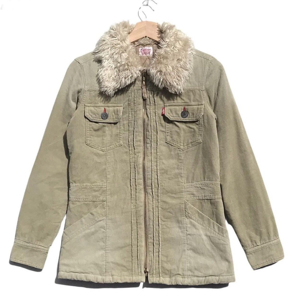 Levi's 🔥Accept Binding Offer🔥Vintage Levi's Redloop Conduroy Jacket Size S / US 4 / IT 40 - 1 Thumbnail