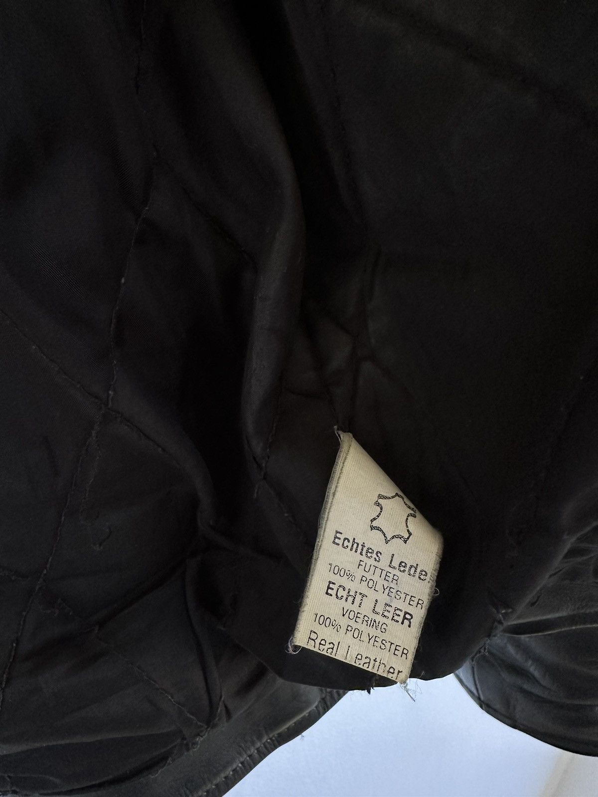 Genuine Leather × Vintage Vintage 90s Real Leather Moto Biker Jacket Size US L / EU 52-54 / 3 - 11 Thumbnail