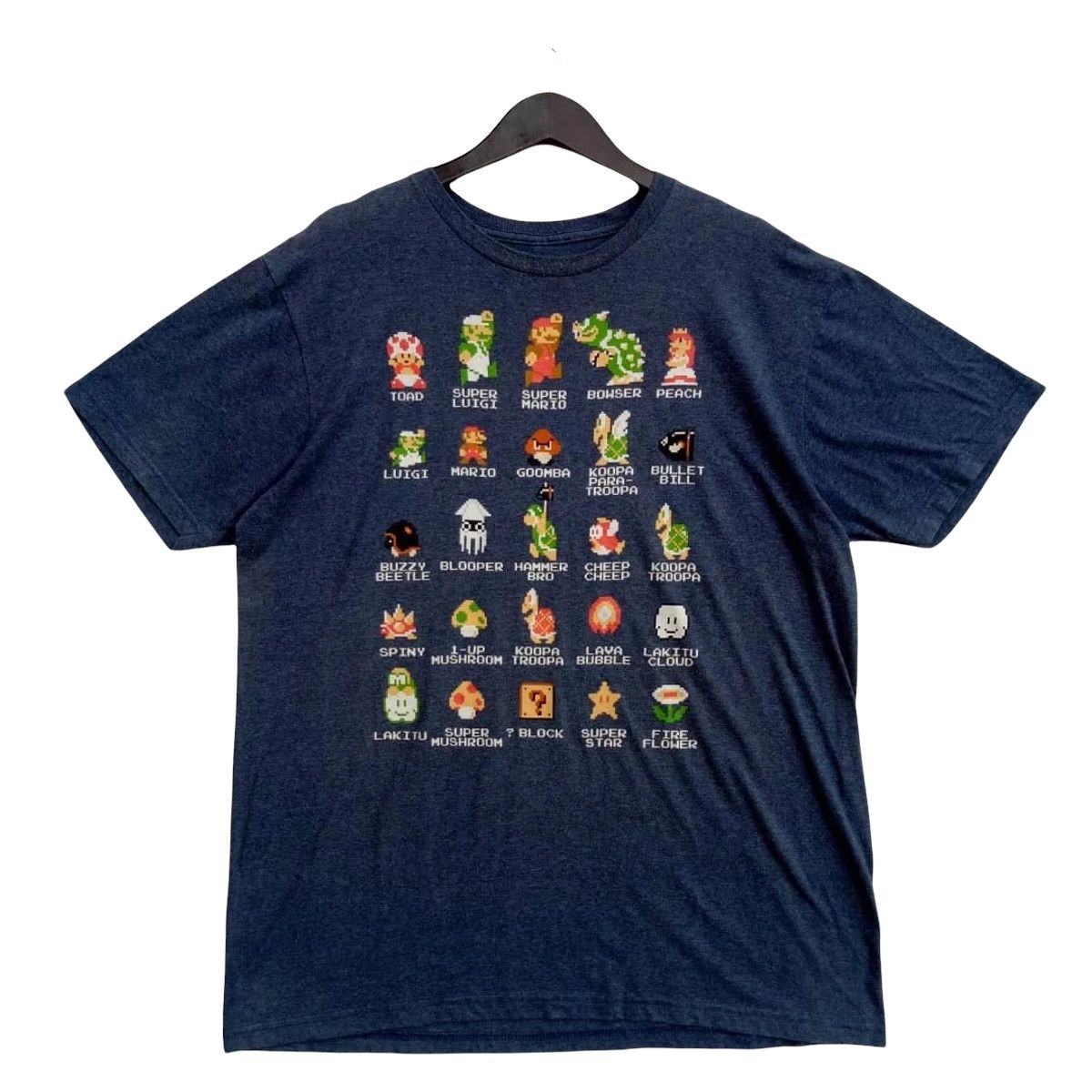 Cartoon Network 💥SUPER MARIO games cartoon character nintendo tee shirt Size US XL / EU 56 / 4 - 1 Thumbnail