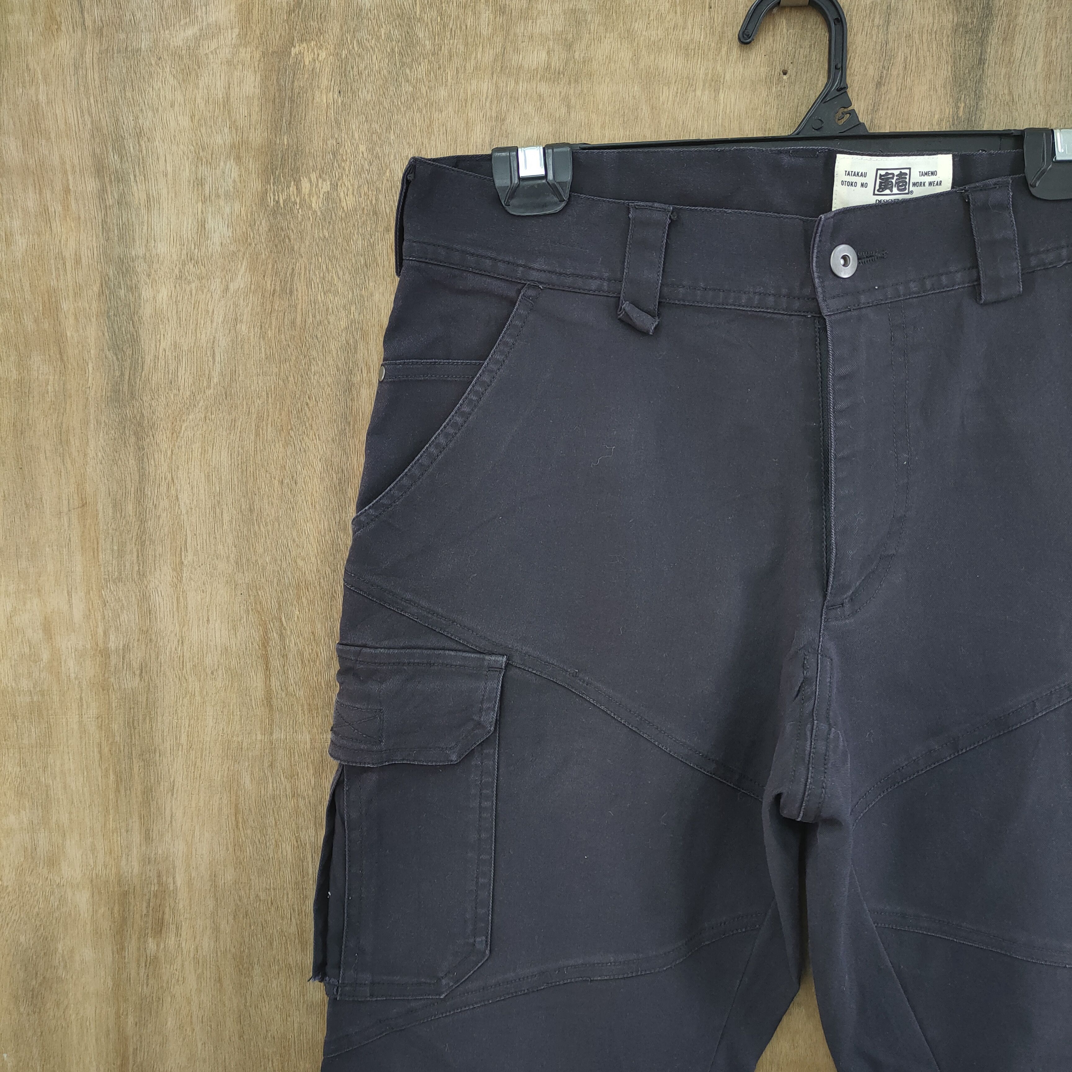 Japanese Brand BLACK TORA CARGO PANTS Size US 32 / EU 48 - 7 Thumbnail