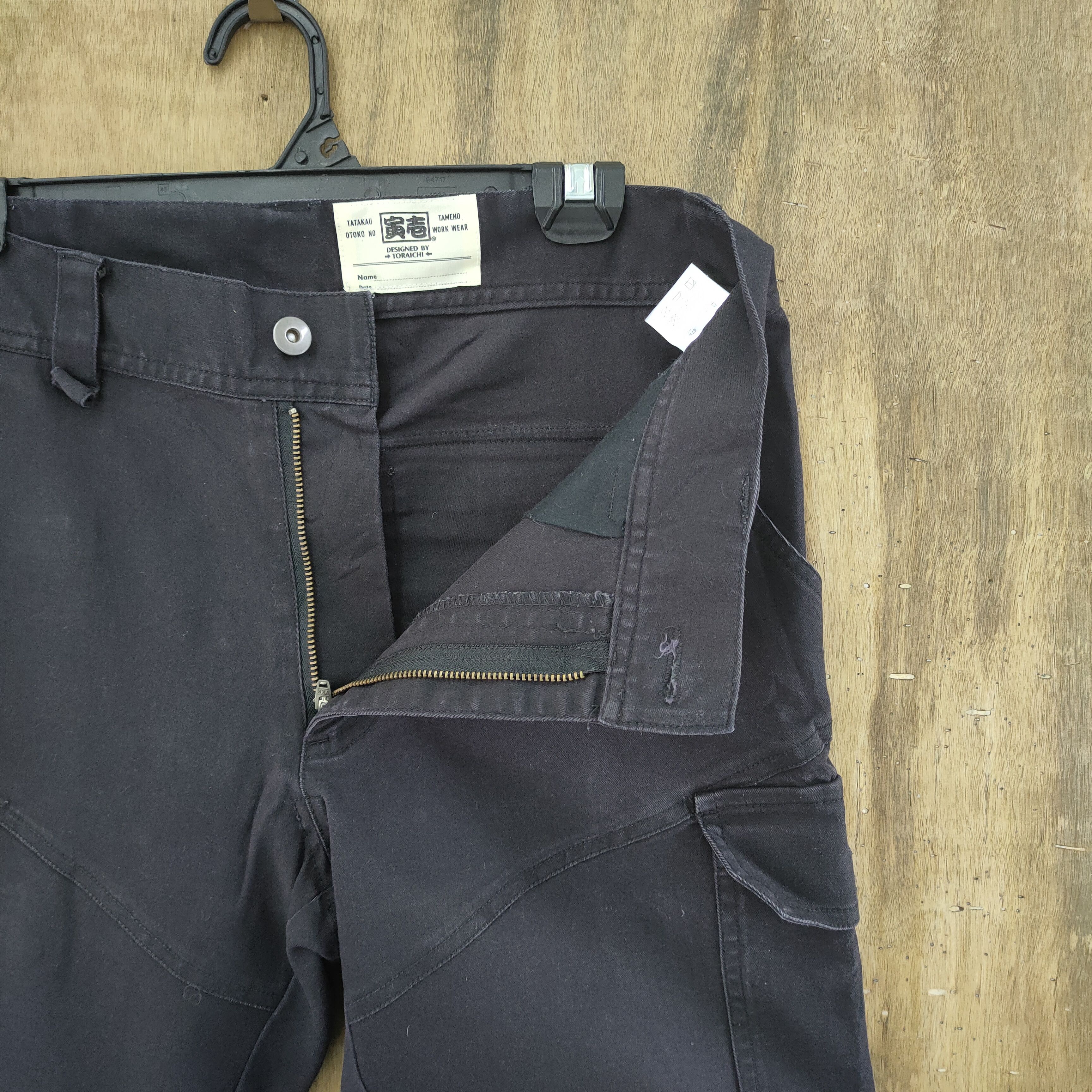 Japanese Brand BLACK TORA CARGO PANTS Size US 32 / EU 48 - 4 Thumbnail