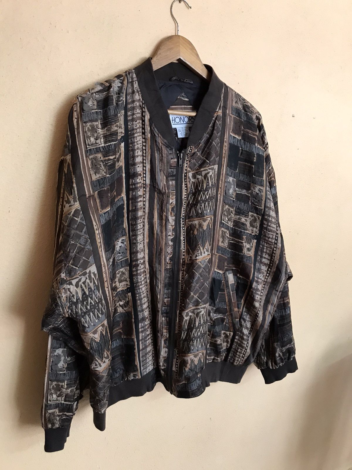 Japanese Brand RARE HONORS LIKE BOMBERS JACKET BAROQUE SILK Size US XL / EU 56 / 4 - 3 Thumbnail