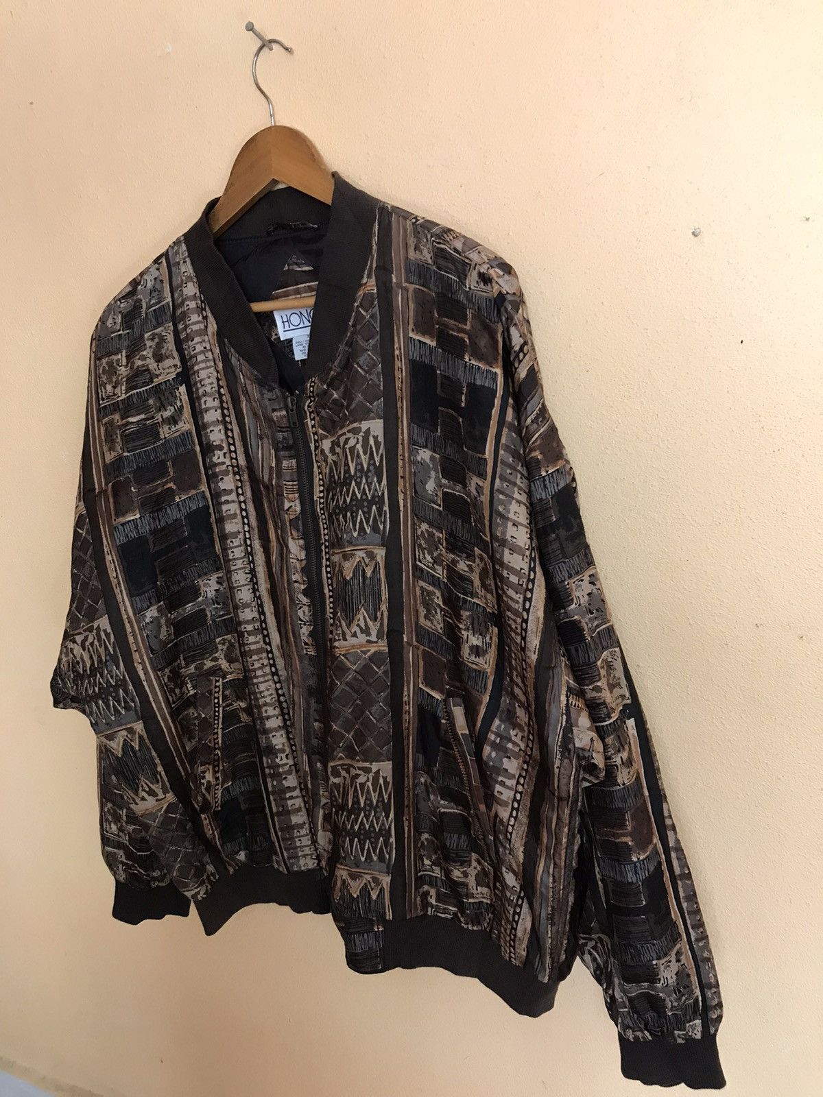 Japanese Brand RARE HONORS LIKE BOMBERS JACKET BAROQUE SILK Size US XL / EU 56 / 4 - 4 Thumbnail