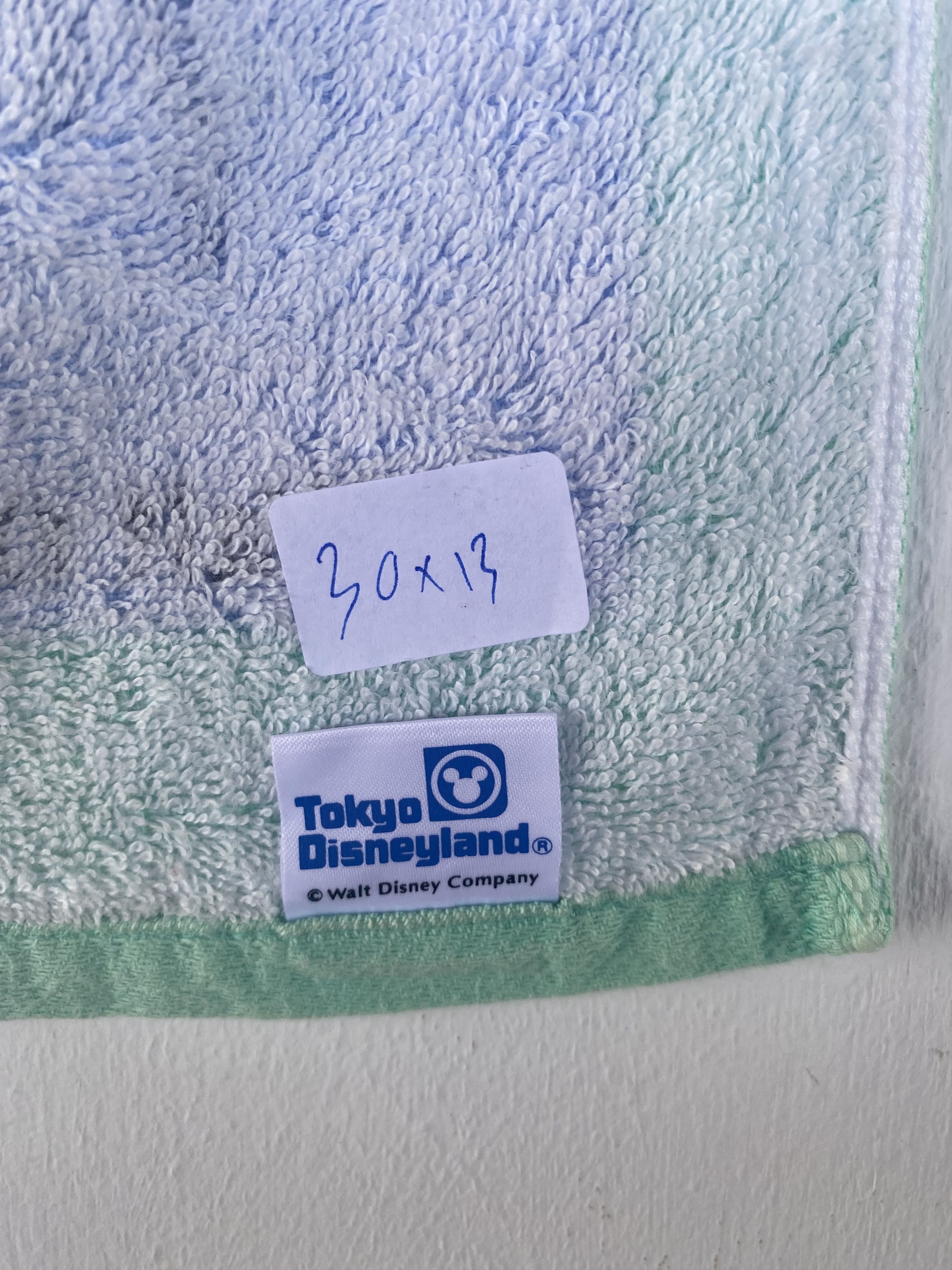 Disney MICKEY MOUSE Tokyo Walt Disneyland rare Face / Hand Towel Size ONE SIZE - 3 Thumbnail