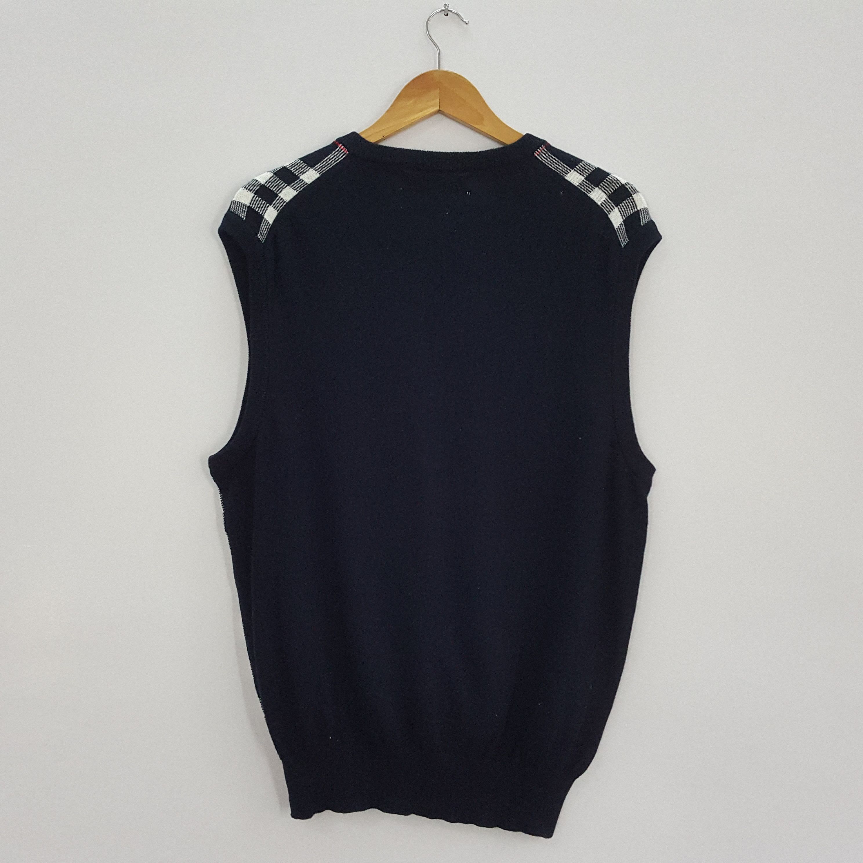 Burberry × Vintage Vintage Burberrys nova check casual vest made Scotland Size US L / EU 52-54 / 3 - 4 Thumbnail