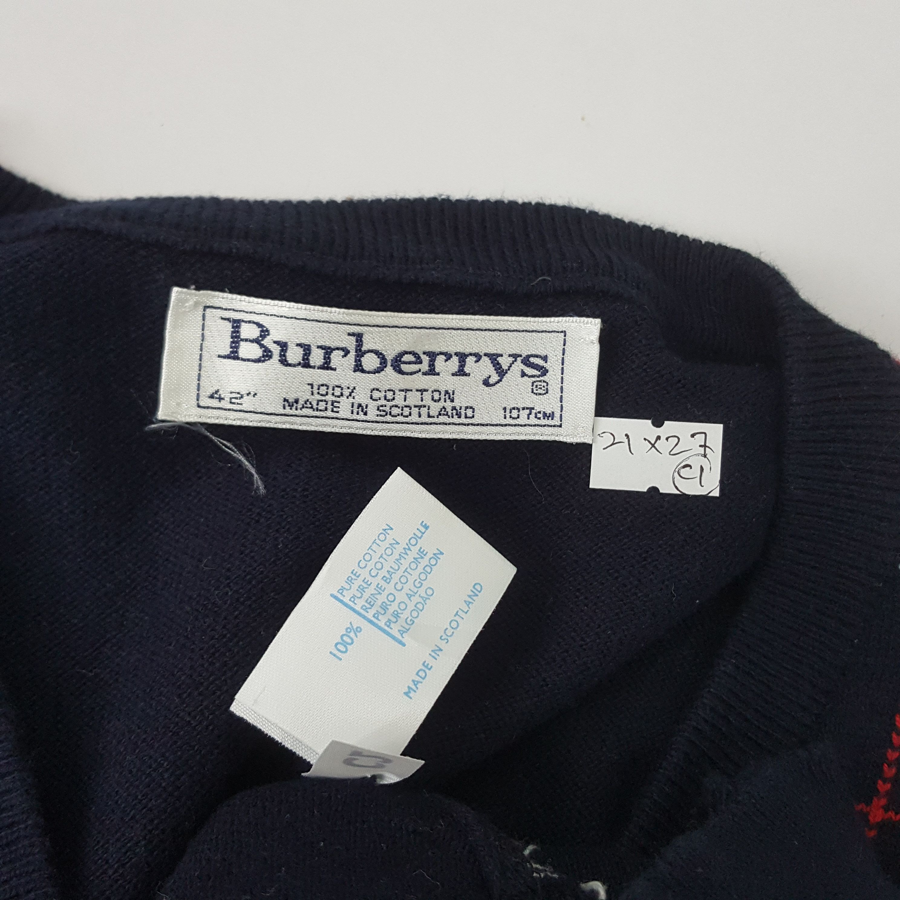 Burberry × Vintage Vintage Burberrys nova check casual vest made Scotland Size US L / EU 52-54 / 3 - 3 Thumbnail