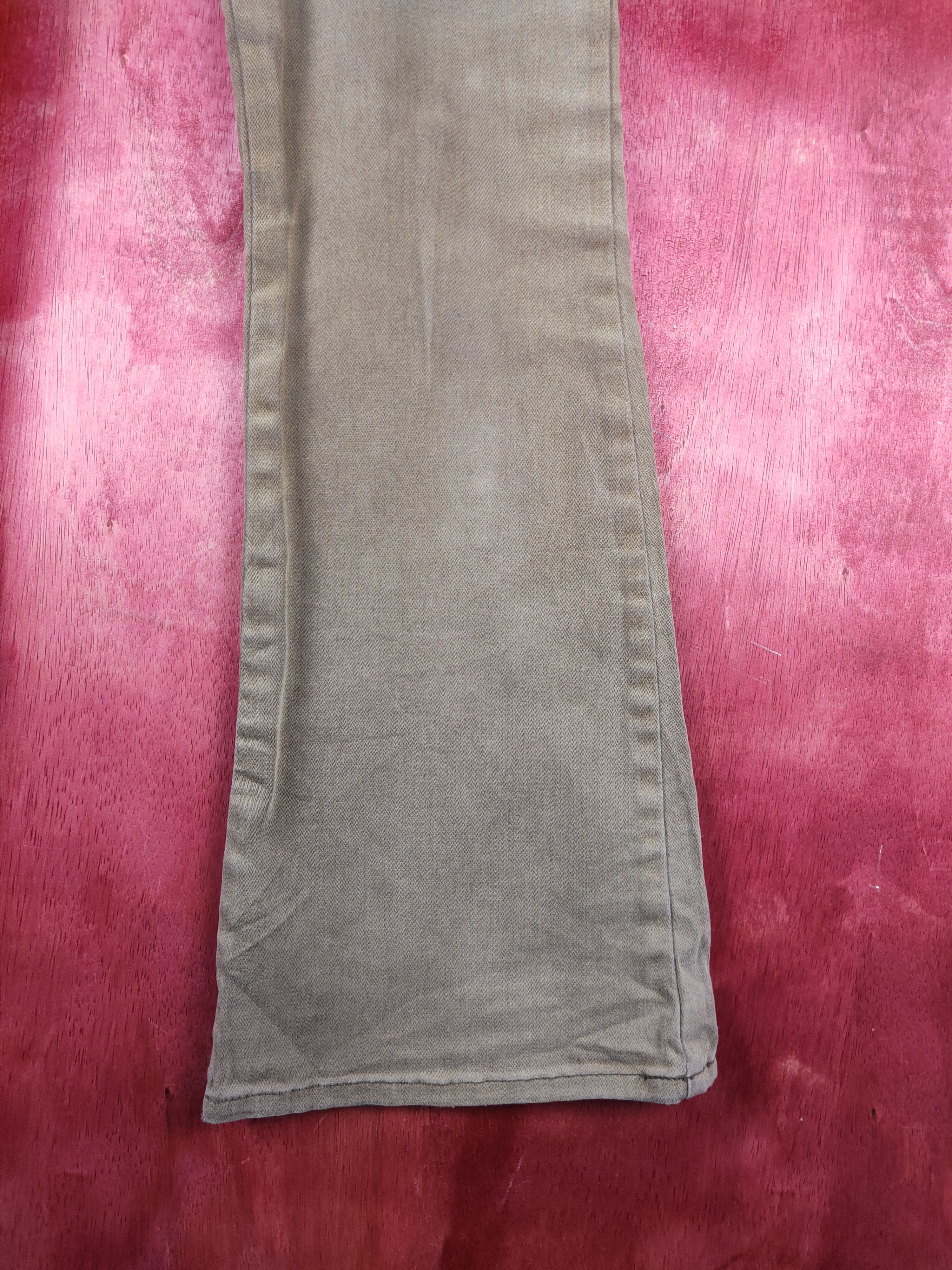 Japanese Brand DL Daily Topics Brown Multipocket Bootcut Pants #S764 Size 29" - 6 Thumbnail